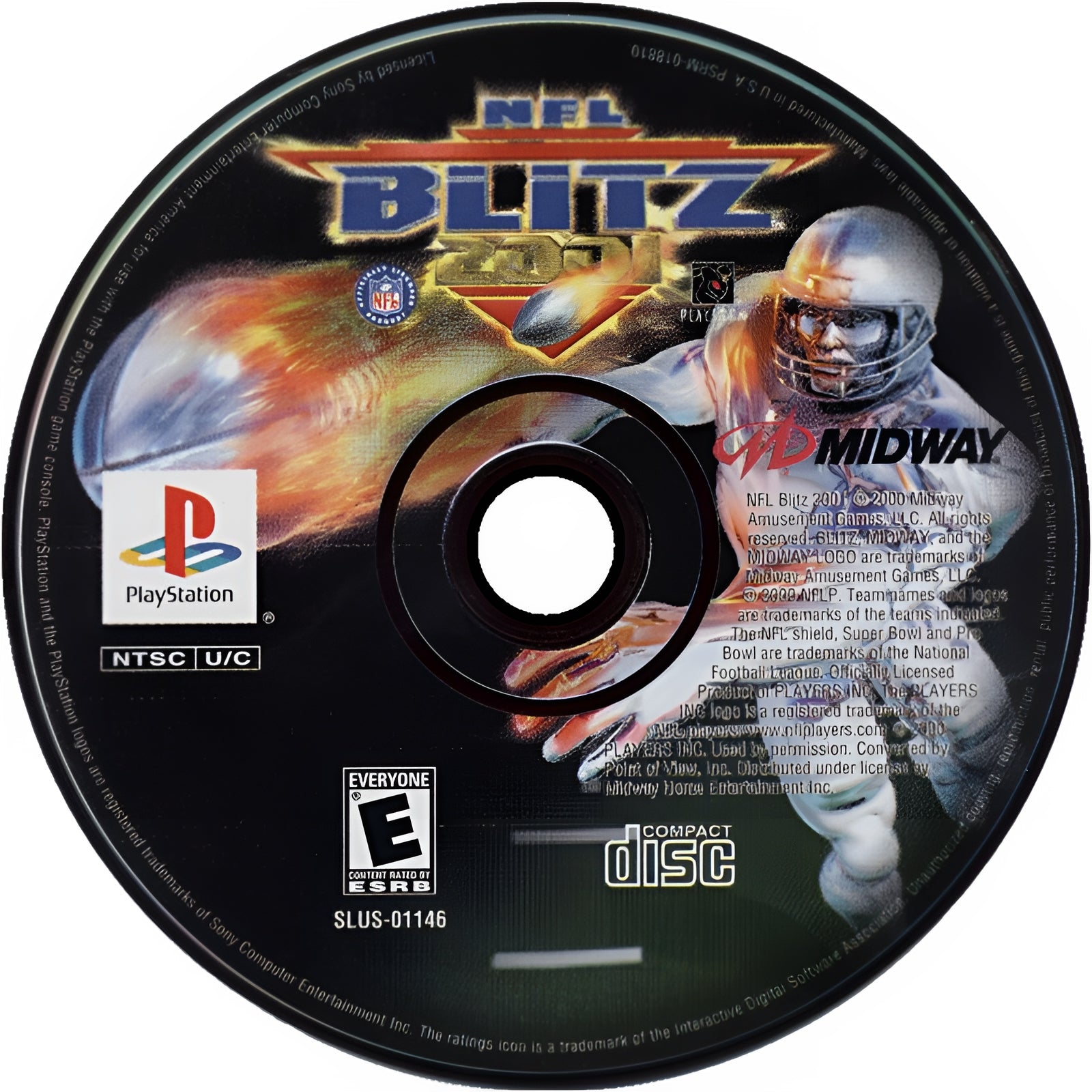 NFL Blitz 2001 Playstation - Video Game - Used - CaveGamers - Image 3
