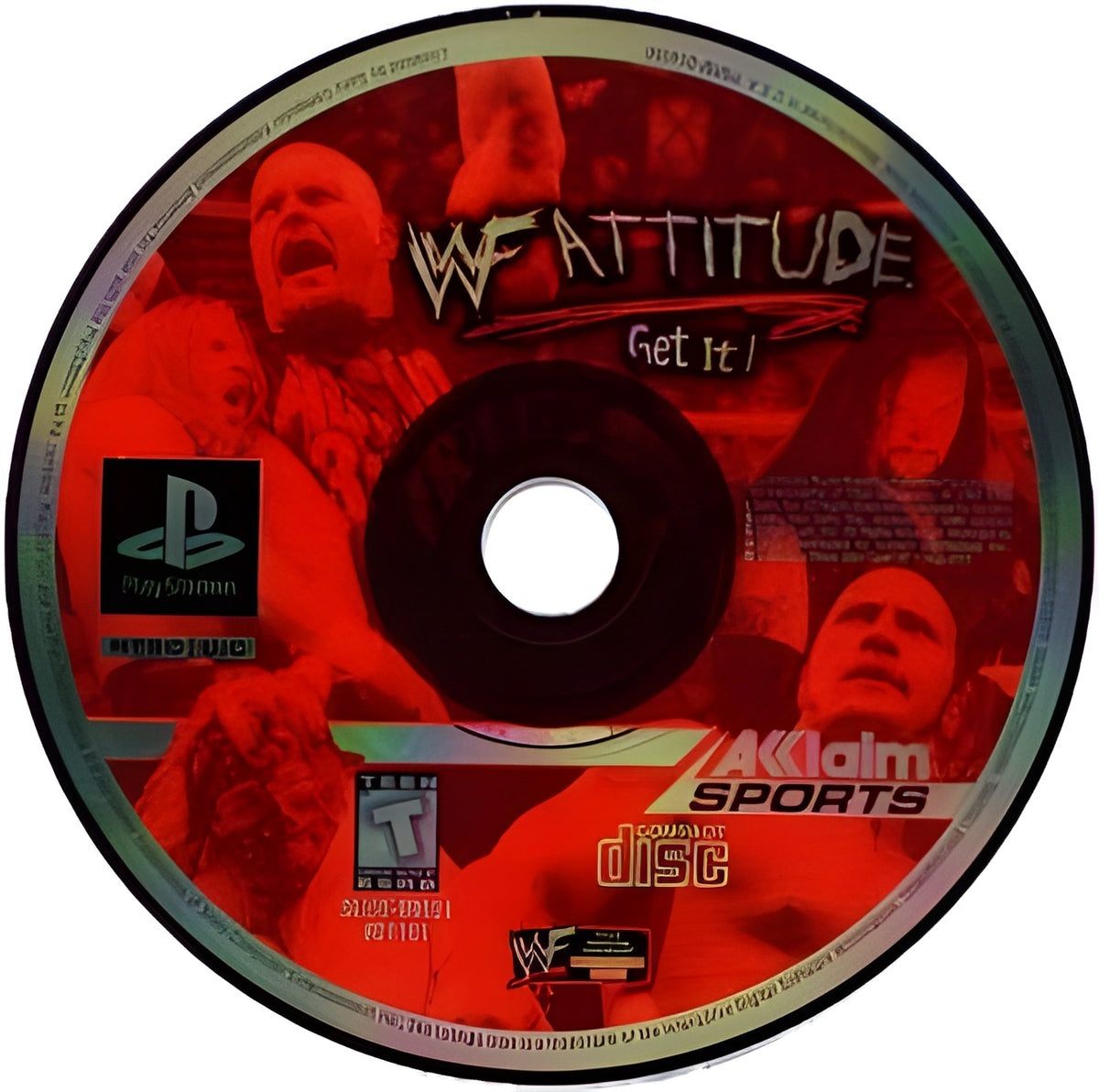WWF Attitude Playstation - Video Game - Used - CaveGamers - Image 3