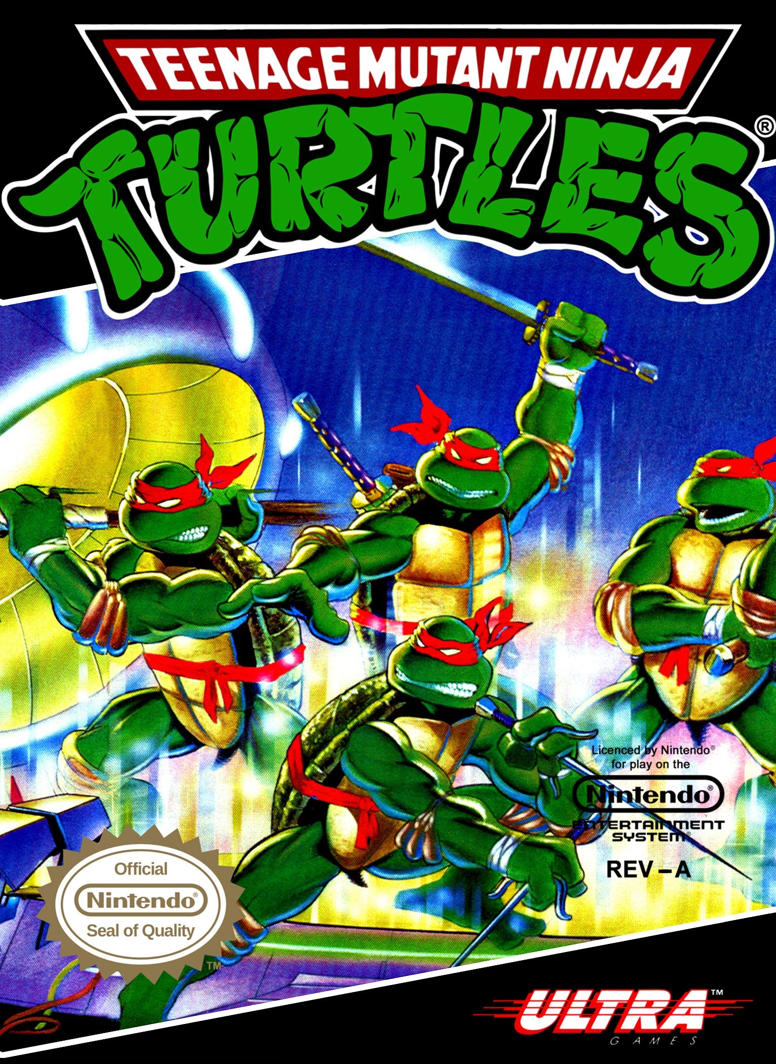 Teenage Mutant Ninja Turtles NES - Video Game - Used - CaveGamers