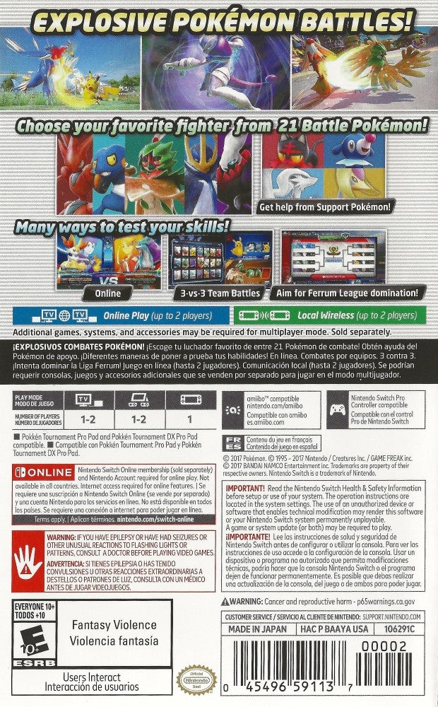 Pokken Tournament DX Switch - Video Game - Used - CaveGamers - Image 2