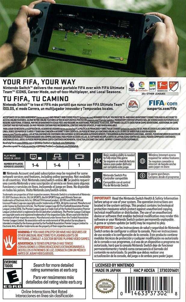FIFA 18 Switch - Video Game - Used - CaveGamers - Image 2