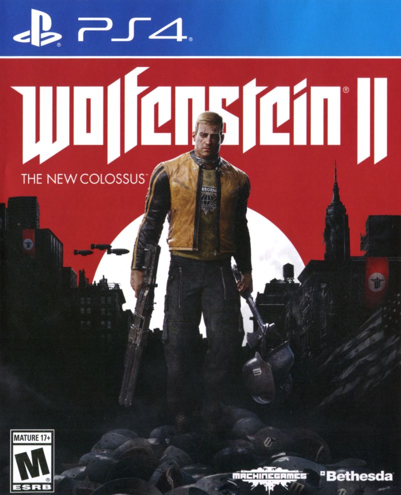 Wolfenstein II: The New Colossus PS4 - Video Game - Used - CaveGamers