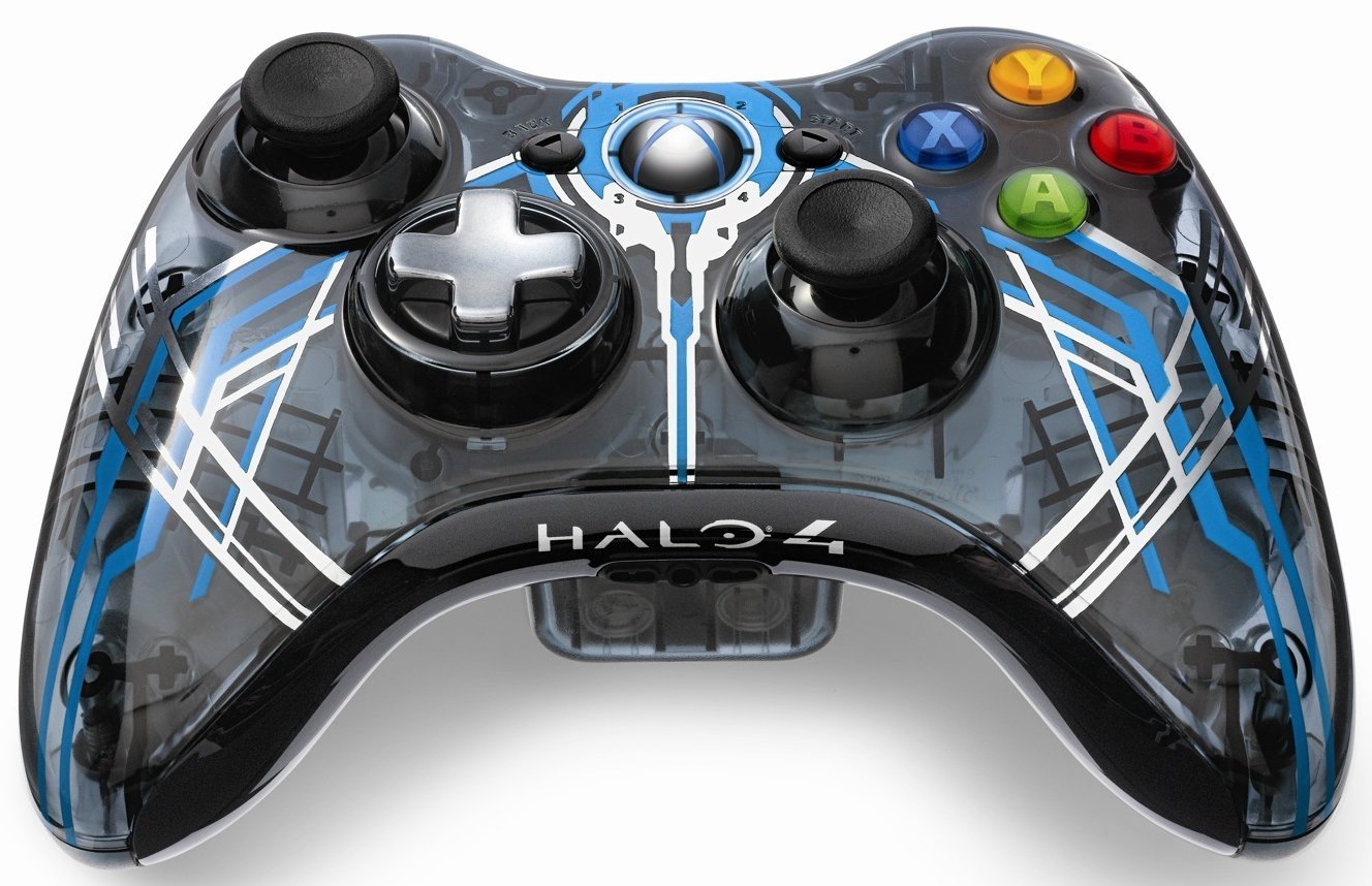Xbox 360 Wireless Controller - Halo 4 Forerunner Edition - Video Game Accessory - Used - CaveGamers