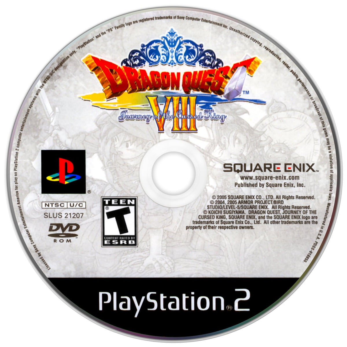 Dragon Quest VIII: Journey of the Cursed King PS2 - Video Game - Used - CaveGamers - Image 3