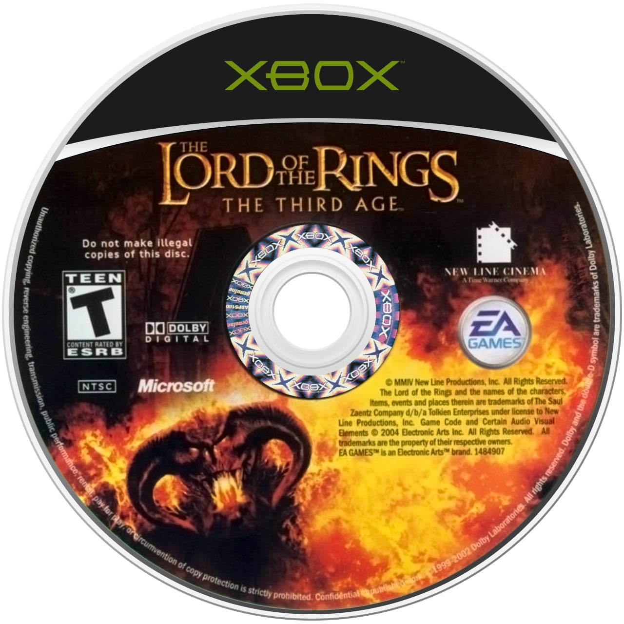 The Lord of the Rings: The Third Age Xbox - Video Game - Used - CaveGamers - Image 3