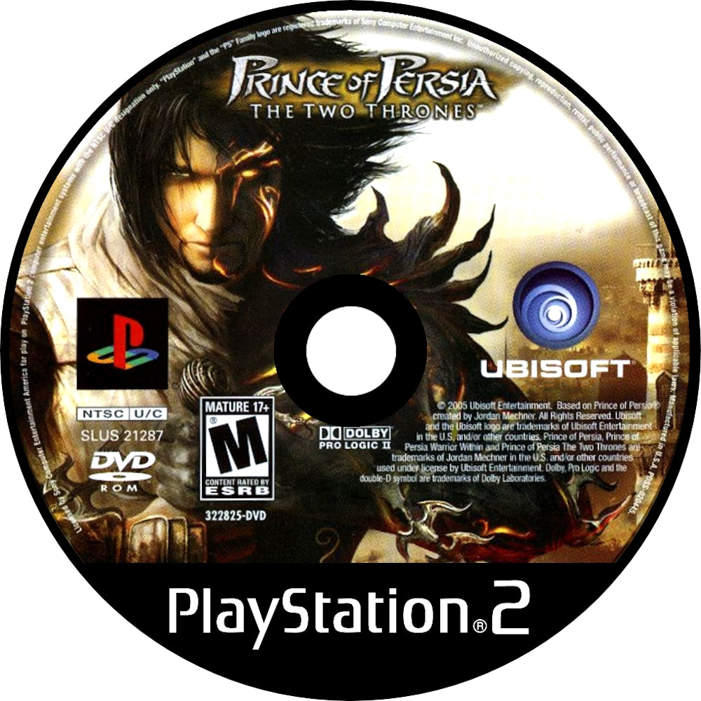 Prince of Persia The Two Thrones PS2 - Video Game - Used - CaveGamers - Image 3