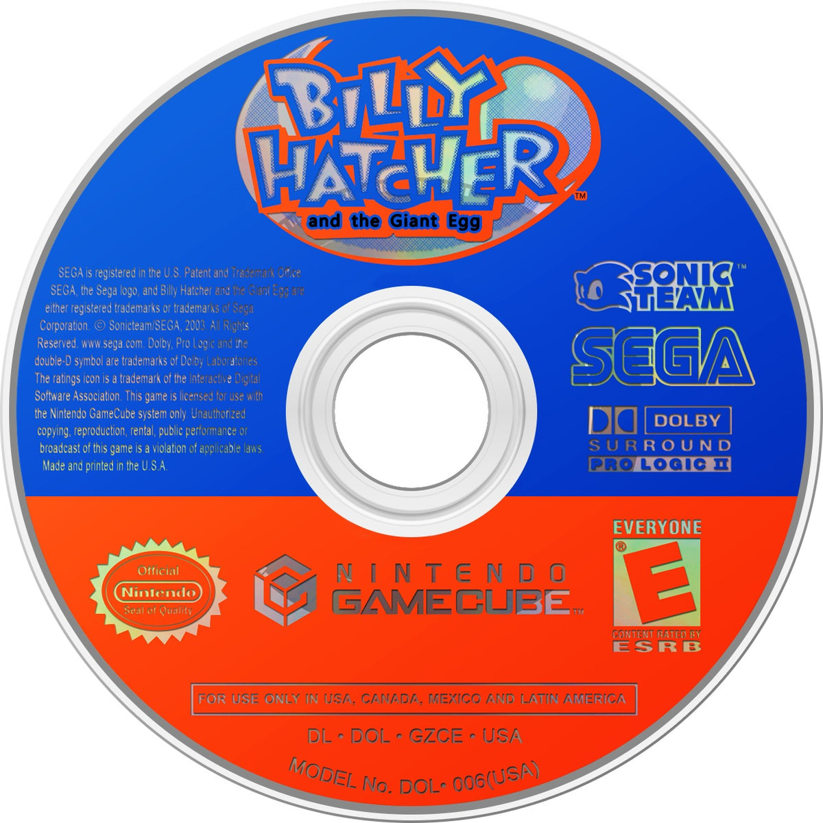 Billy Hatcher and the Giant Egg GameCube - Video Game - Used - CaveGamers - Image 3