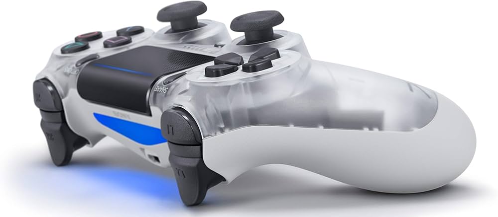 PlayStation 4 Dualshock 4 Wireless Controller - Crystal White PS4 - Video Game Accessory - Used - CaveGamers - Image 3