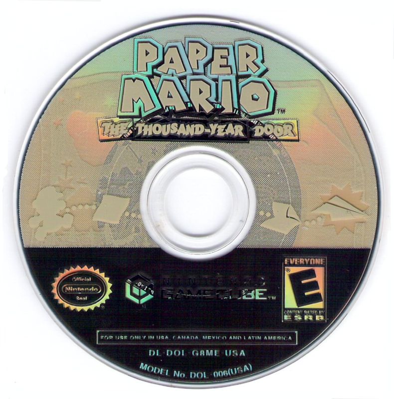 Paper Mario: The Thousand-Year Door GameCube - Video Game - Used - CaveGamers - Image 3