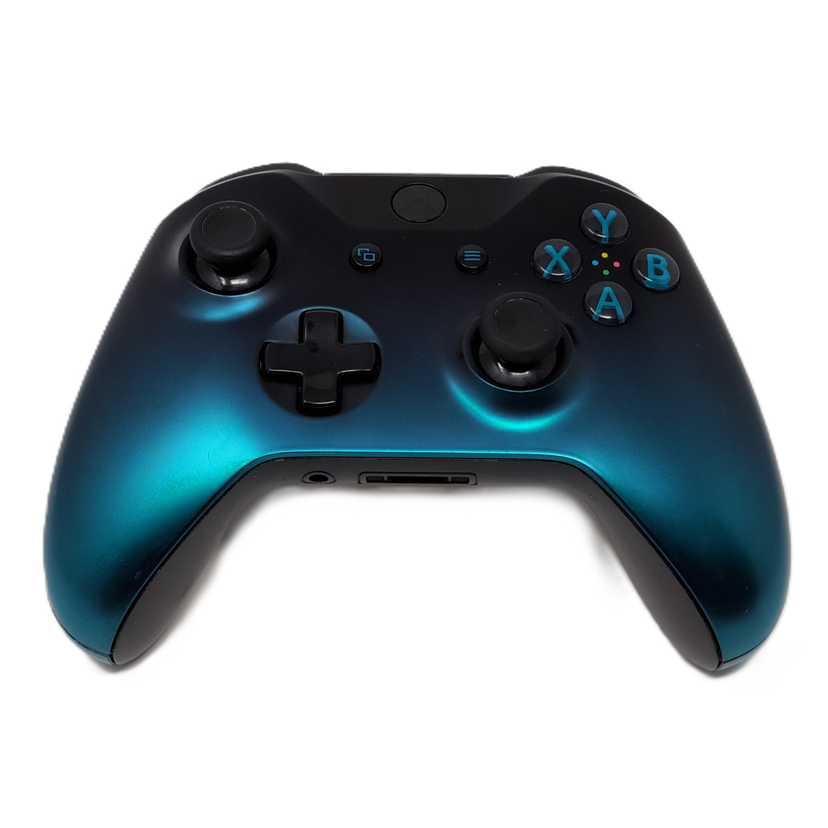Xbox One Wireless Controller - Ocean Shadow Blue - Video Game Accessory - Used - CaveGamers - Image 4