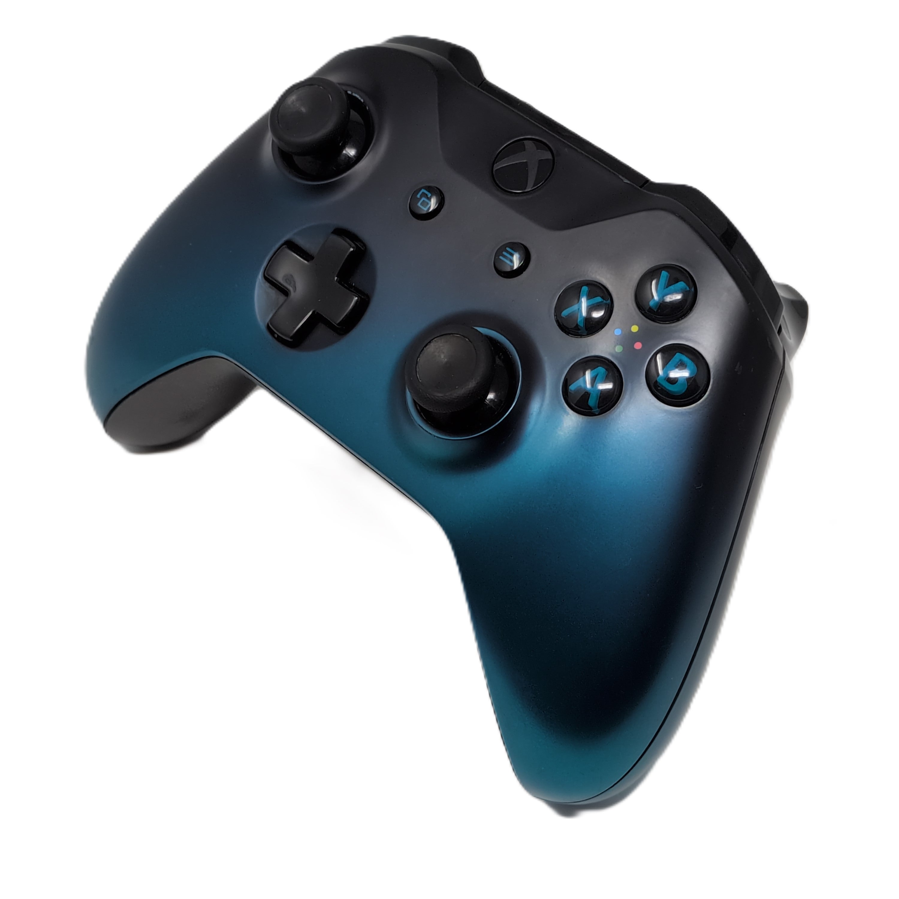 Xbox One Wireless Controller - Ocean Shadow Blue - Video Game Accessory - Used - CaveGamers - Image 5