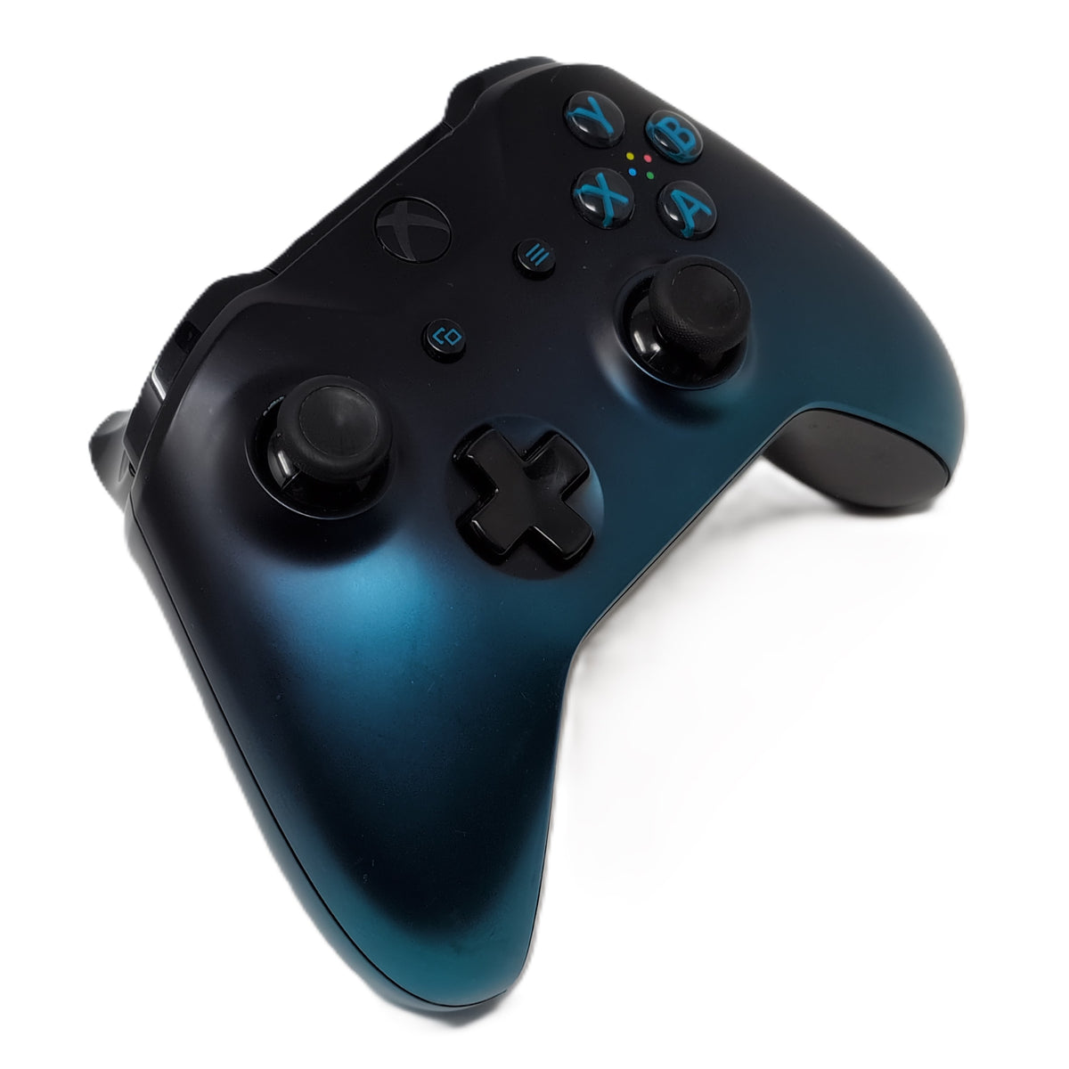 Xbox One Wireless Controller - Ocean Shadow Blue - Video Game Accessory - Used - CaveGamers - Image 6