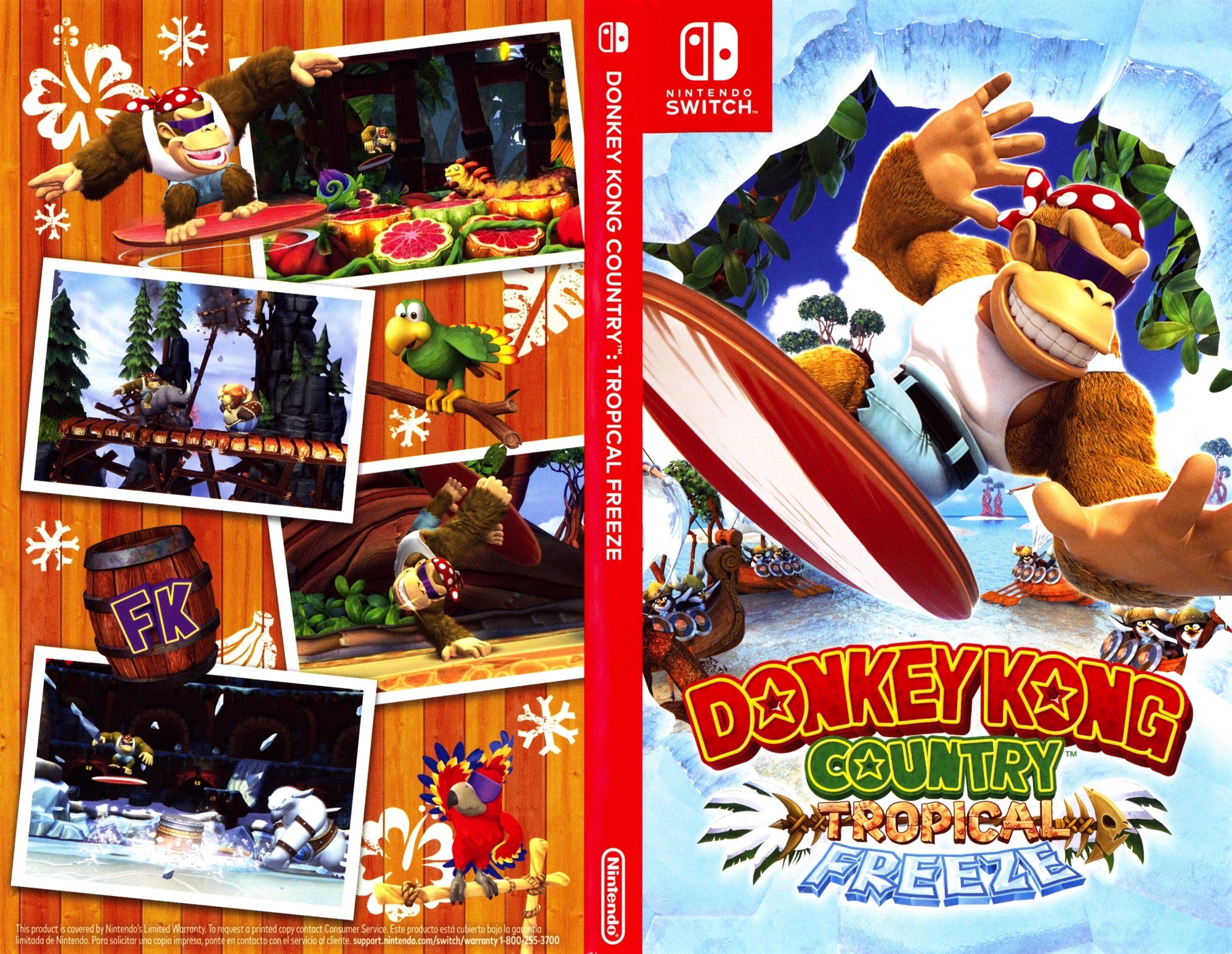 Donkey Kong Country Tropical Freeze Switch - Video Game - Used - CaveGamers - Image 4