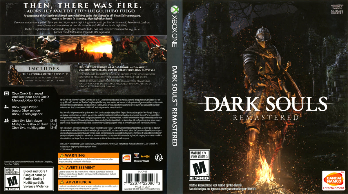 Dark Souls Remastered Xbox One - Video Game - Used - CaveGamers - Image 3