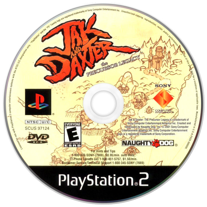 Jak and Daxter: The Precursor Legacy PS2 - Video Game - Used - CaveGamers - Image 3