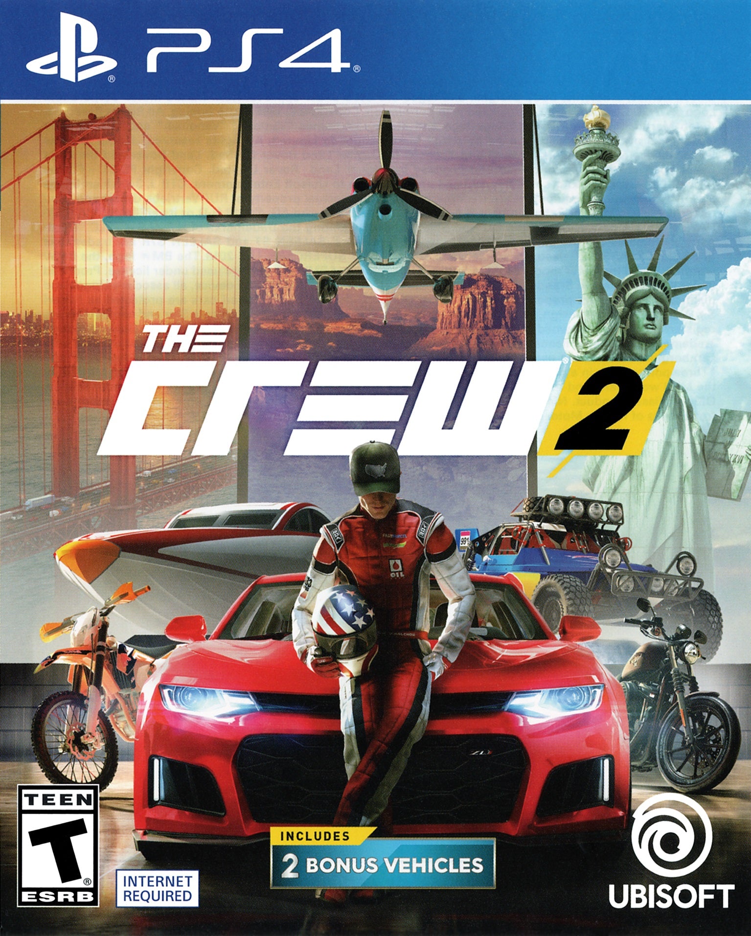 The Crew 2 PS4 - Video Game - Used - CaveGamers