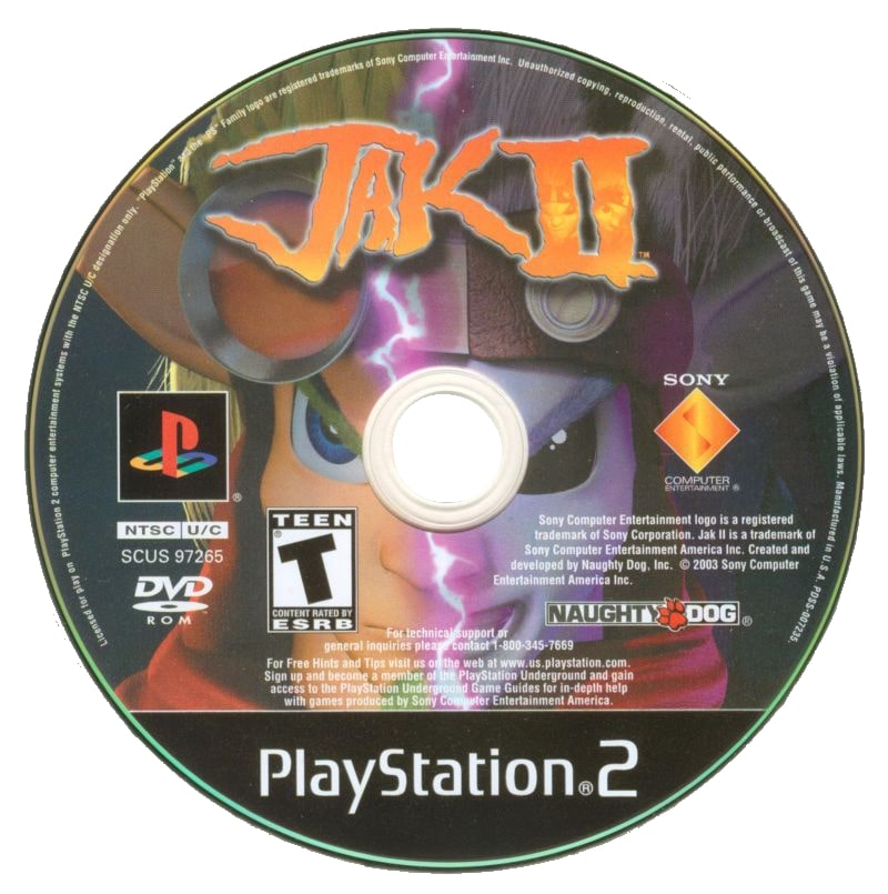 Jak II PS2 - Video Game - Used - CaveGamers - Image 3