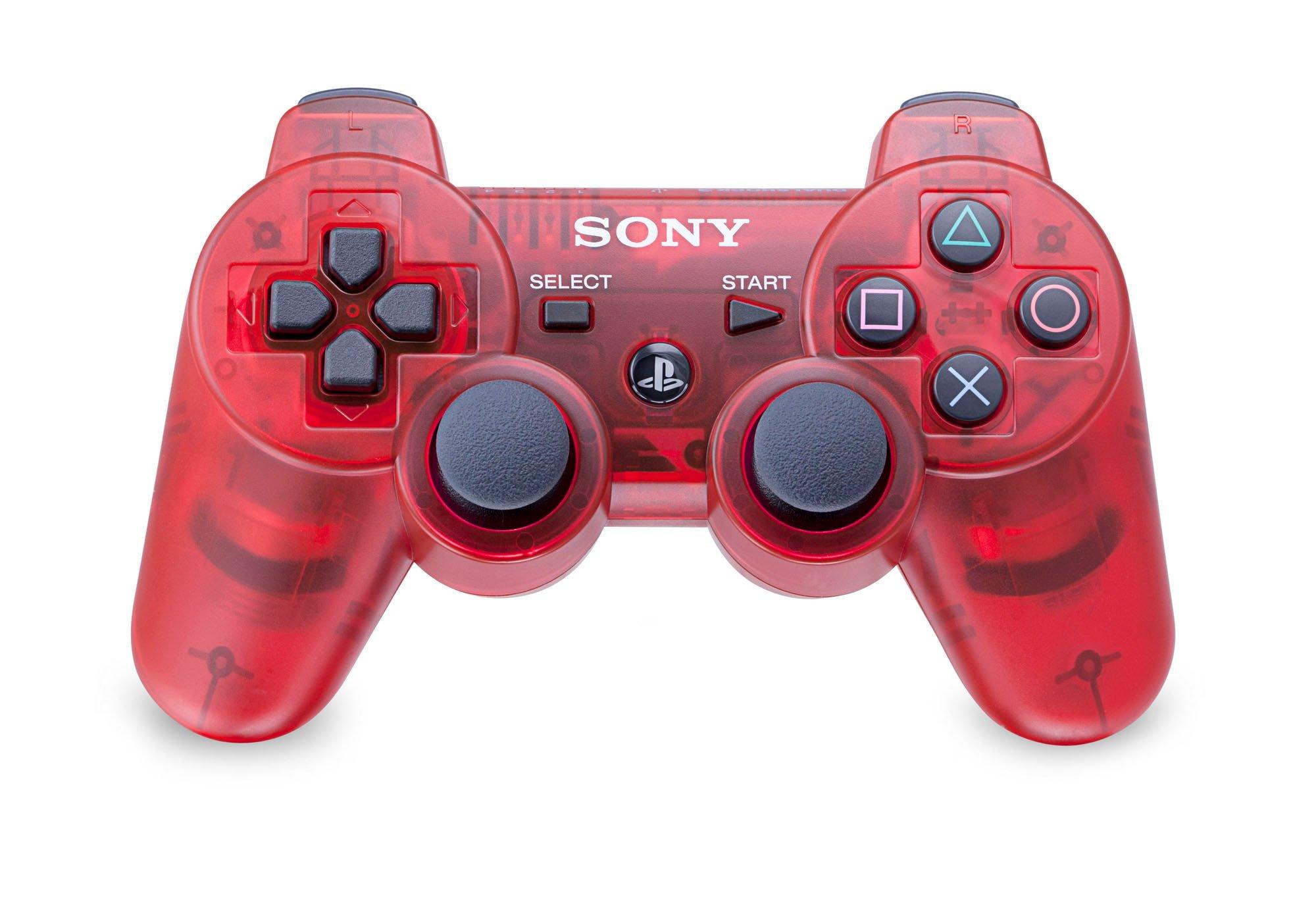 PlayStation 3 Dualshock 3 Wireless Controller - Crimson Red PS3 - Video Game Accessory - Used - CaveGamers