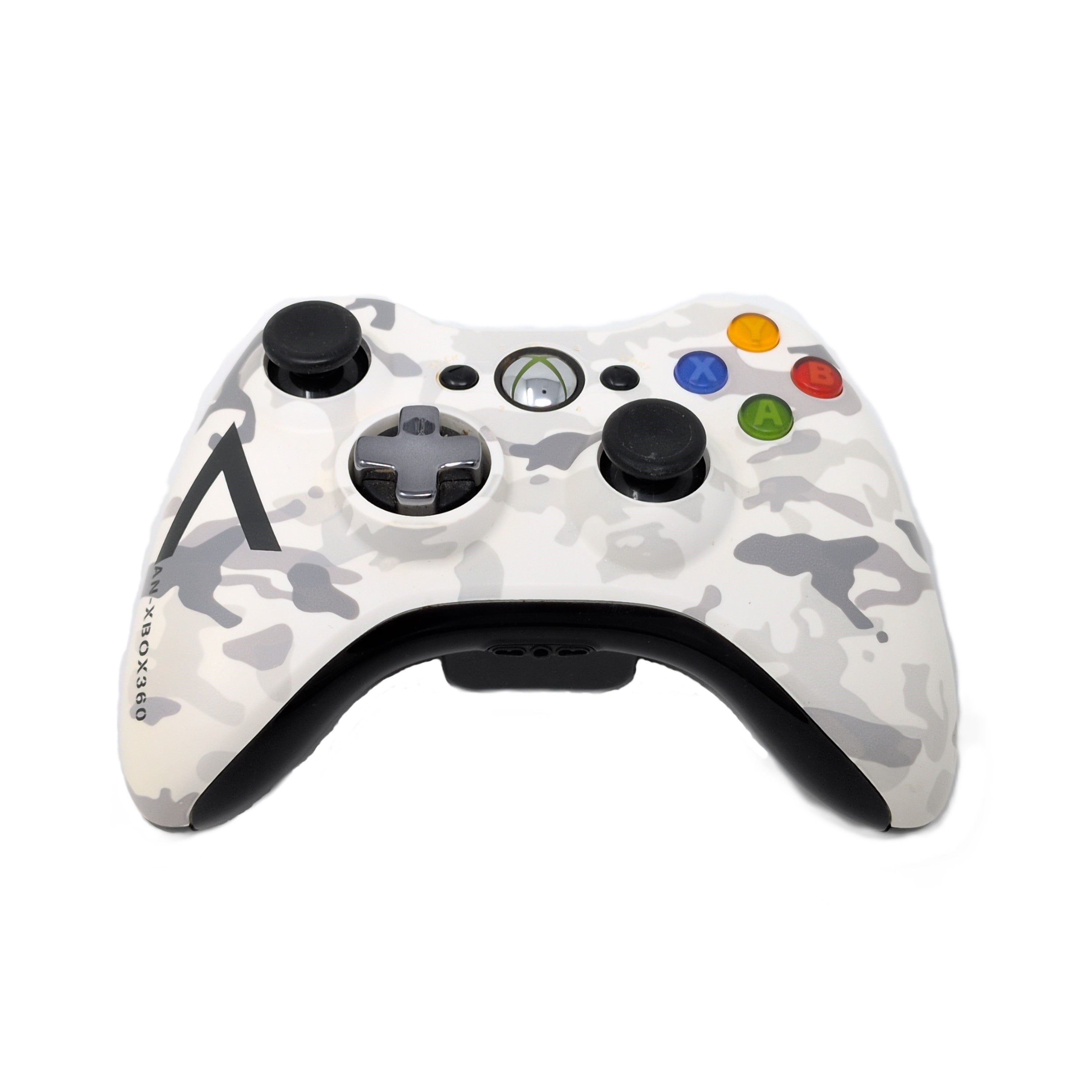 Xbox 360 Wireless Controller - Arctic Camo - Video Game Accessory - Used - CaveGamers - Image 3