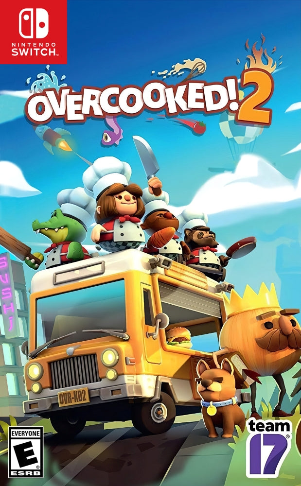 Overcooked 2 Switch - Video Game - Used - CaveGamers