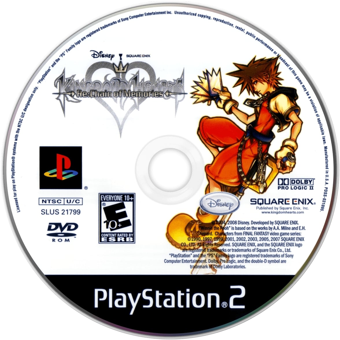 Kingdom Hearts Re: Chain of Memories PS2 - Video Game - Used - CaveGamers - Image 3