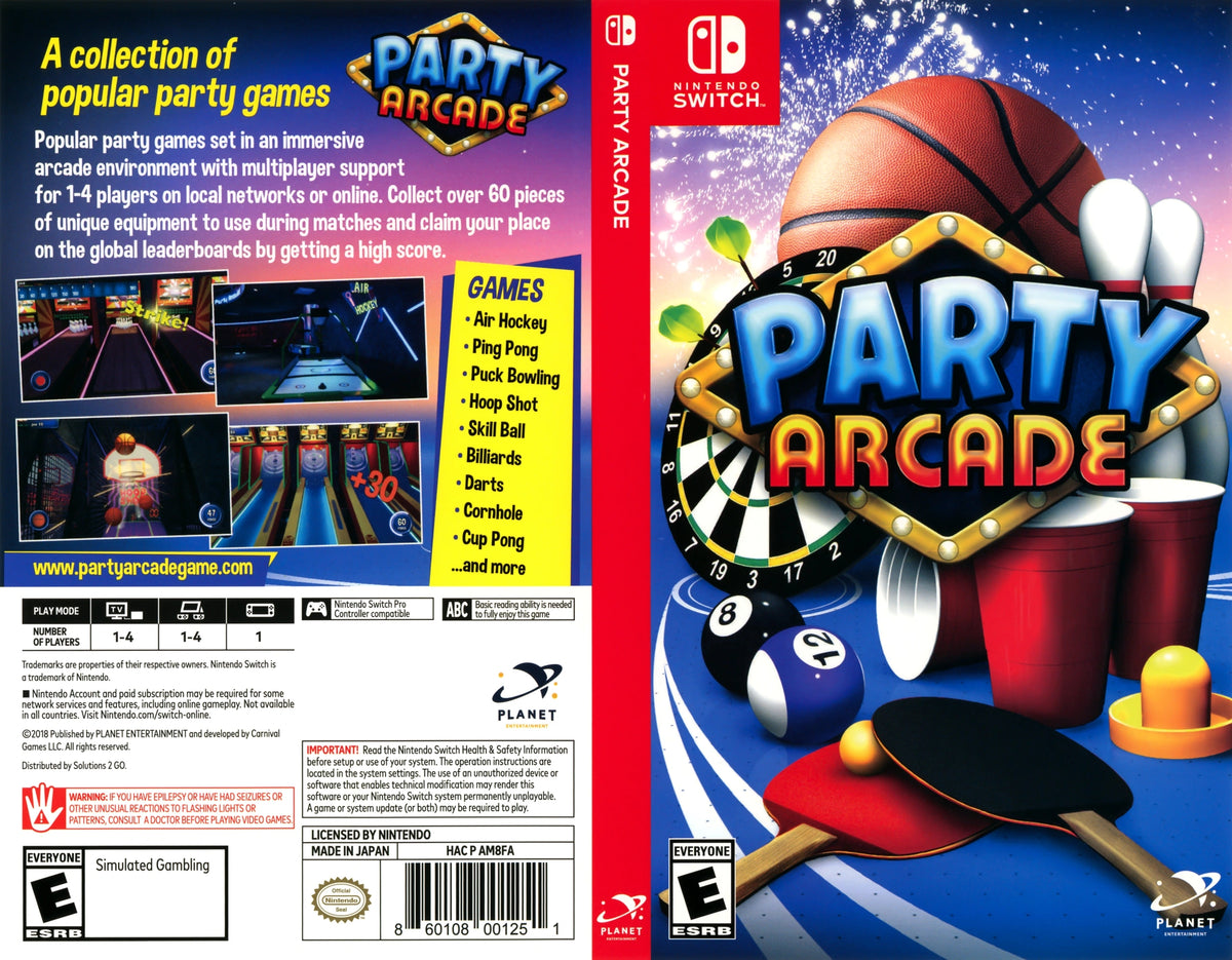 Party Arcade Switch - Video Game - Used - CaveGamers - Image 4