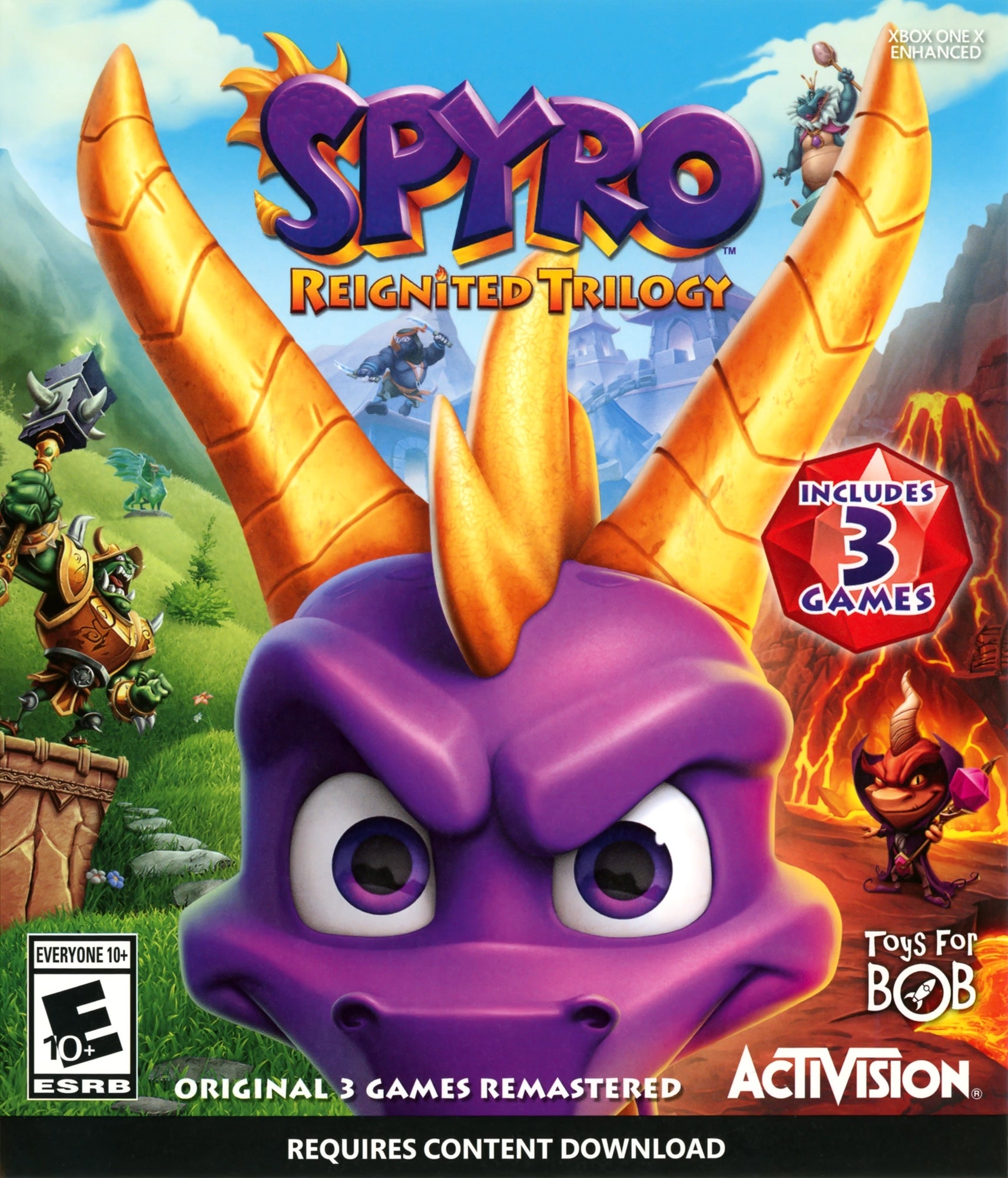 Spyro Reignited Trilogy Xbox One - Video Game - Used - CaveGamers