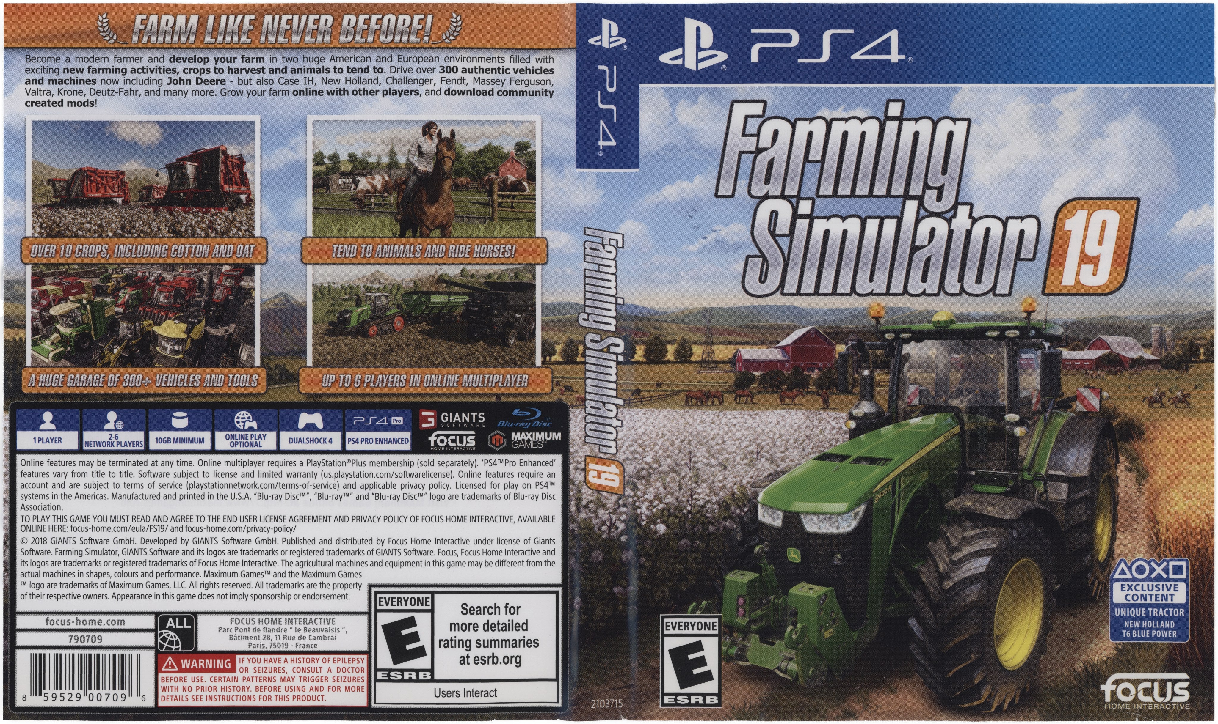 Farming Simulator 19 PS4 - Video Game - Used - CaveGamers - Image 3
