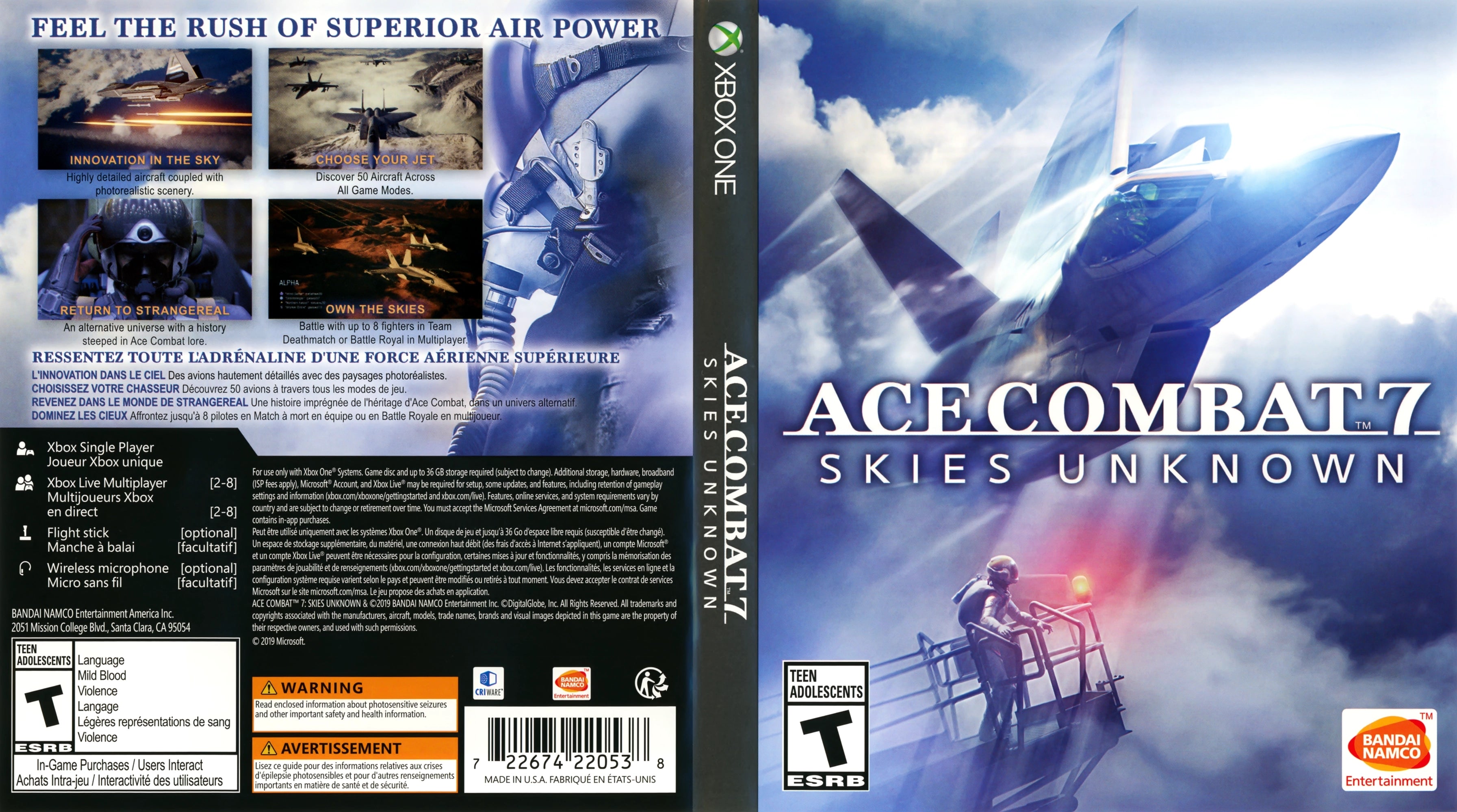 Ace Combat 7 Skies Unknown Xbox One - Video Game - Used - CaveGamers - Image 3