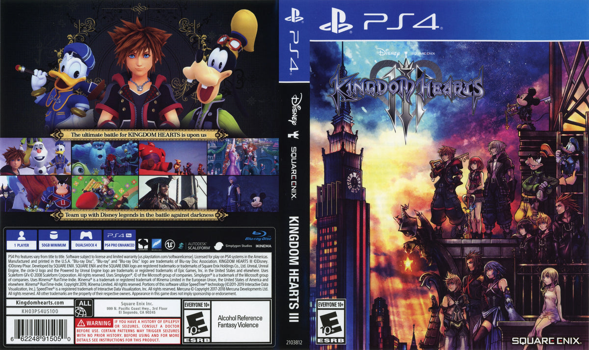Kingdom Hearts III PS4 - Video Game - Used - CaveGamers - Image 4