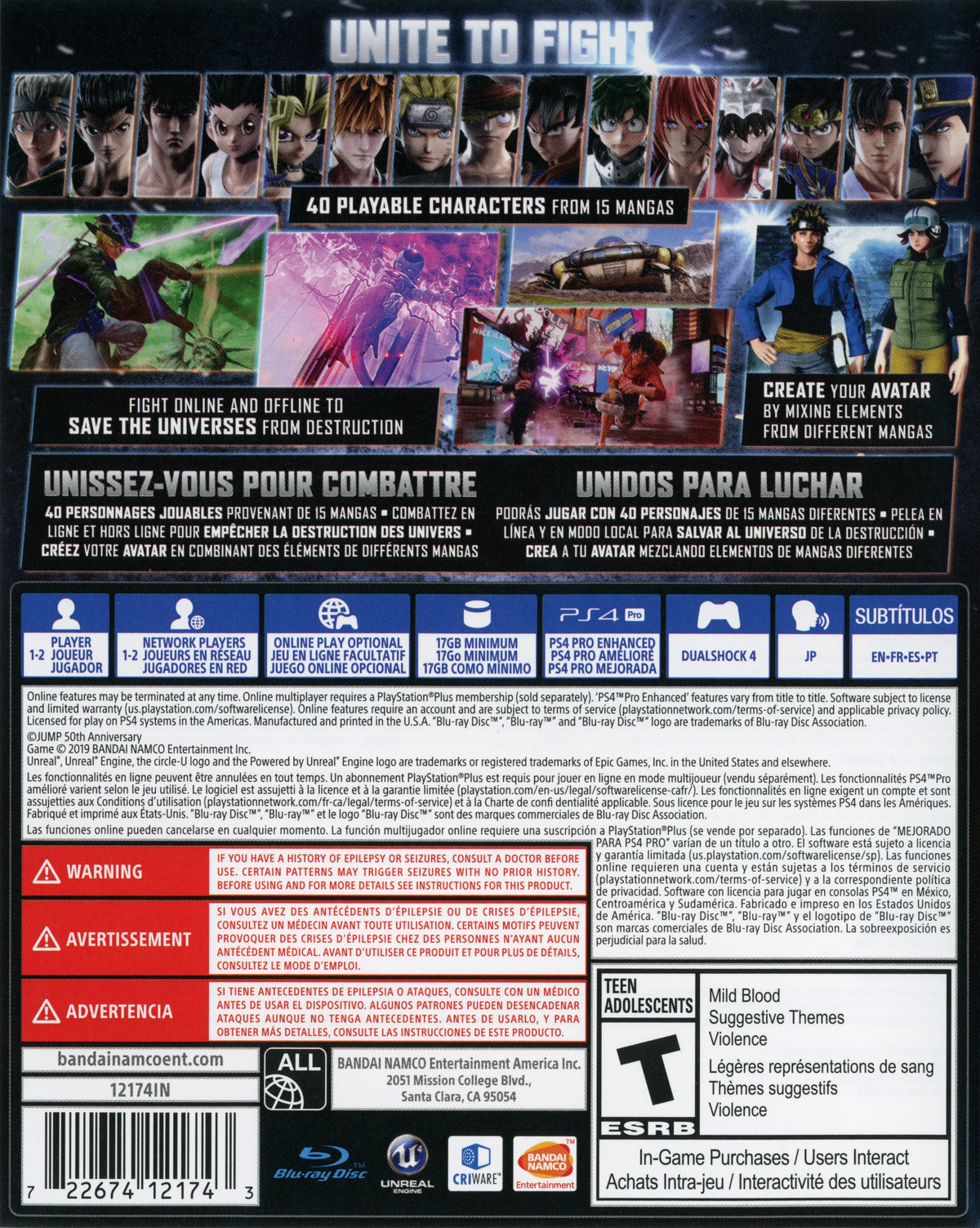 Jump Force PS4 - Video Game - Used - CaveGamers - Image 2