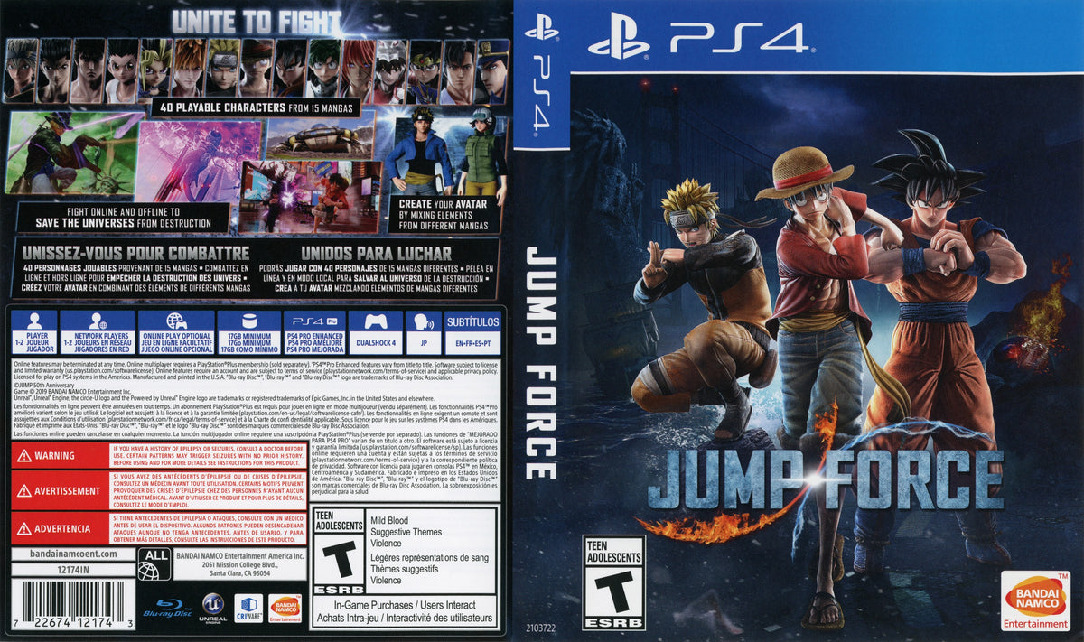 Jump Force PS4 - Video Game - Used - CaveGamers - Image 3