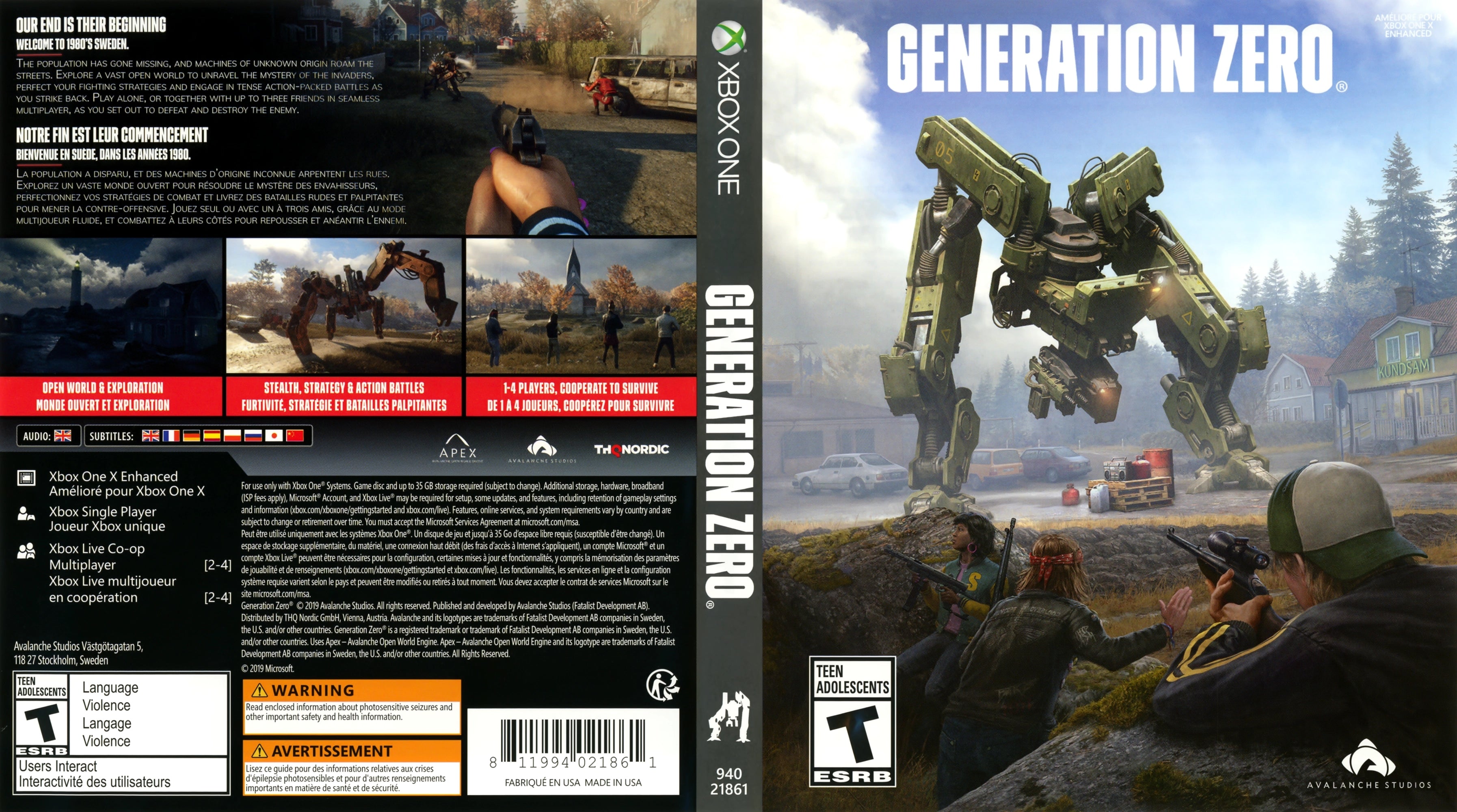 Generation Zero Xbox One - Video Game - Used - CaveGamers - Image 3