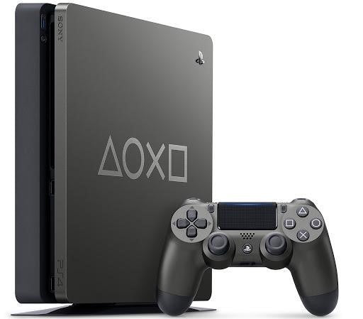 PlayStation 4 1TB Slim Console - Days of Play 2019 Black PS4 - Video Game System - Used - CaveGamers