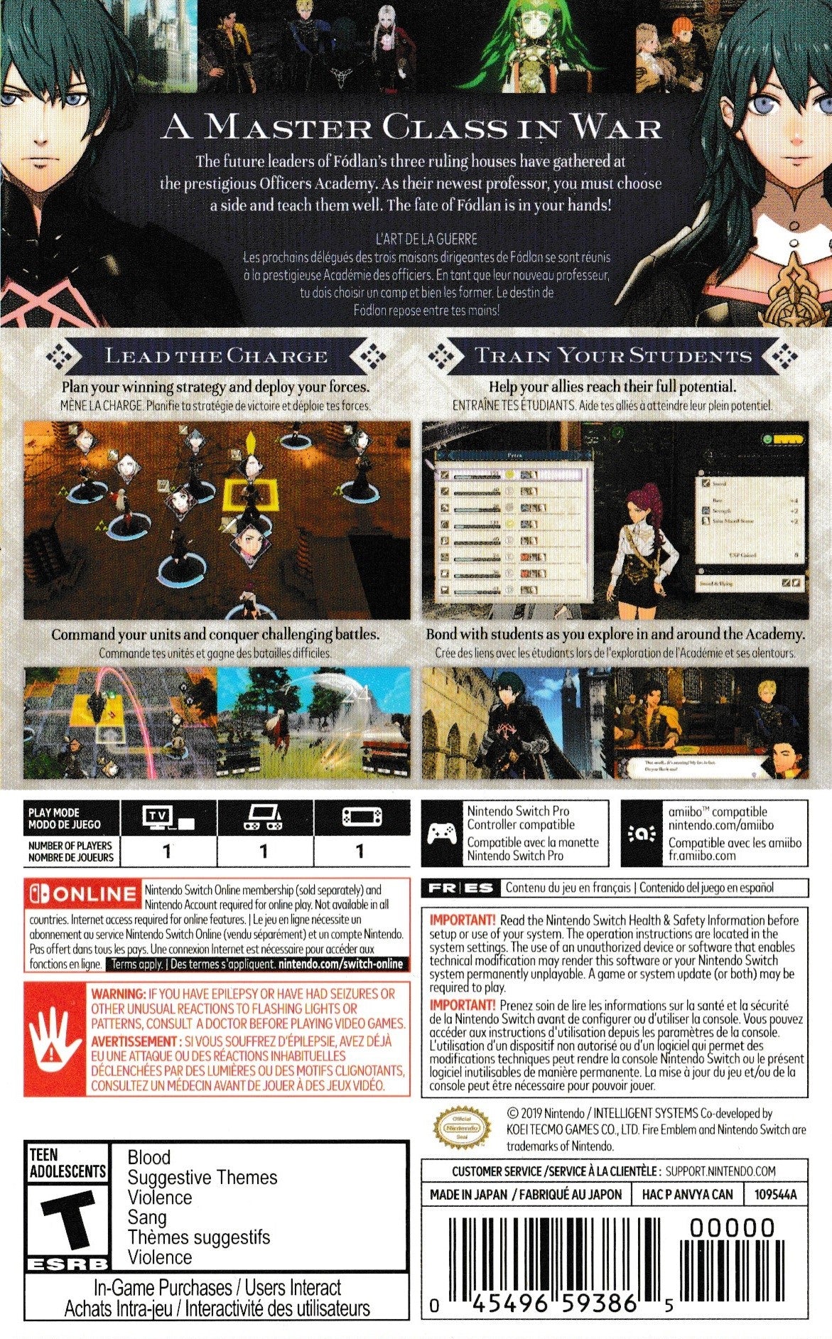 Fire Emblem: Three Houses Switch - Video Game - Used - CaveGamers - Image 2