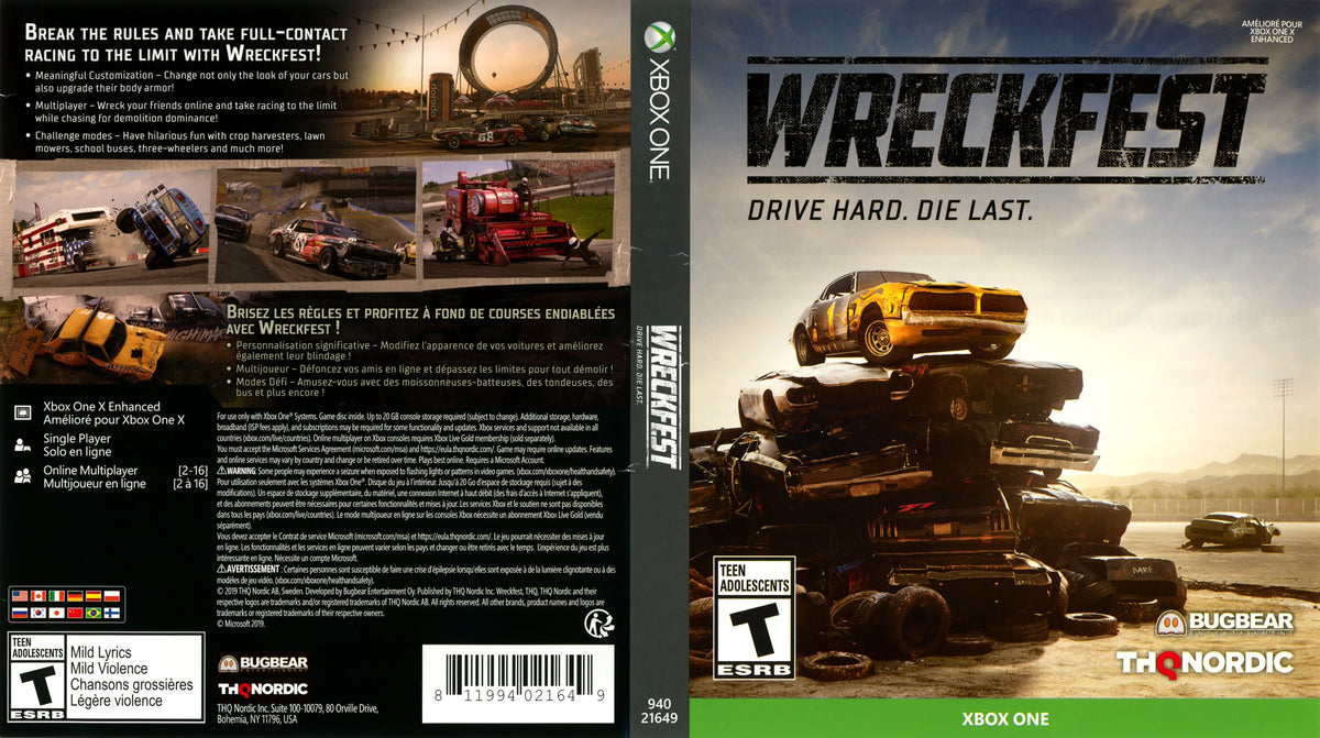 Wreckfest Xbox One - Video Game - Used - CaveGamers - Image 3