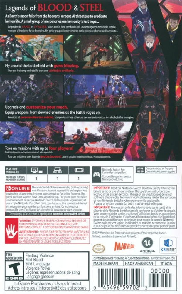 Daemon X Machina Switch - Video Game - Used - CaveGamers - Image 2