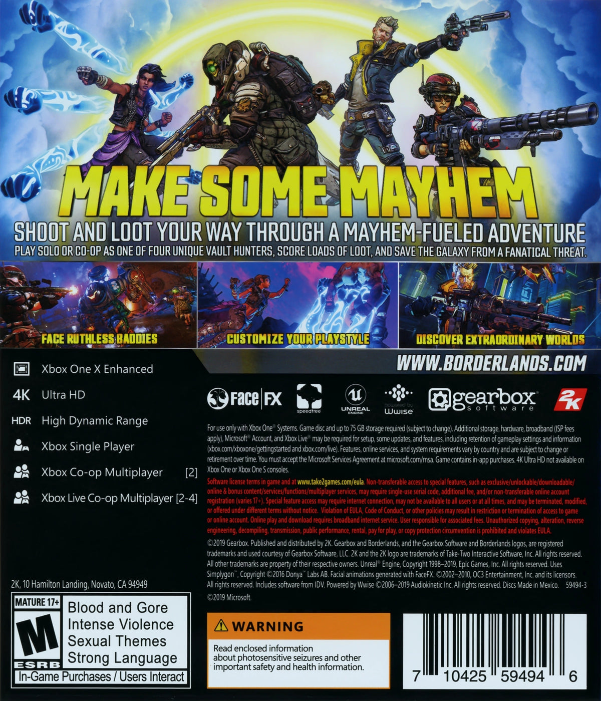 Borderlands 3 Xbox One - Video Game - Used - CaveGamers - Image 2