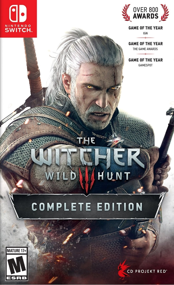 Witcher 3 Wild Hunt Complete Edition Switch - Video Game - Used - CaveGamers