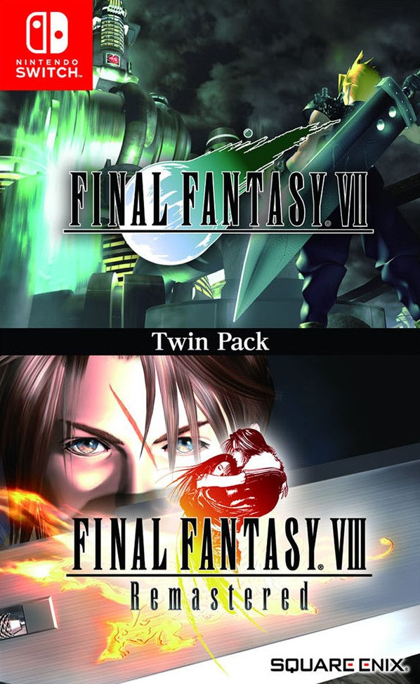 Final Fantasy VII & VIII Remastered Twin Pack Switch - Video Game - Used - CaveGamers