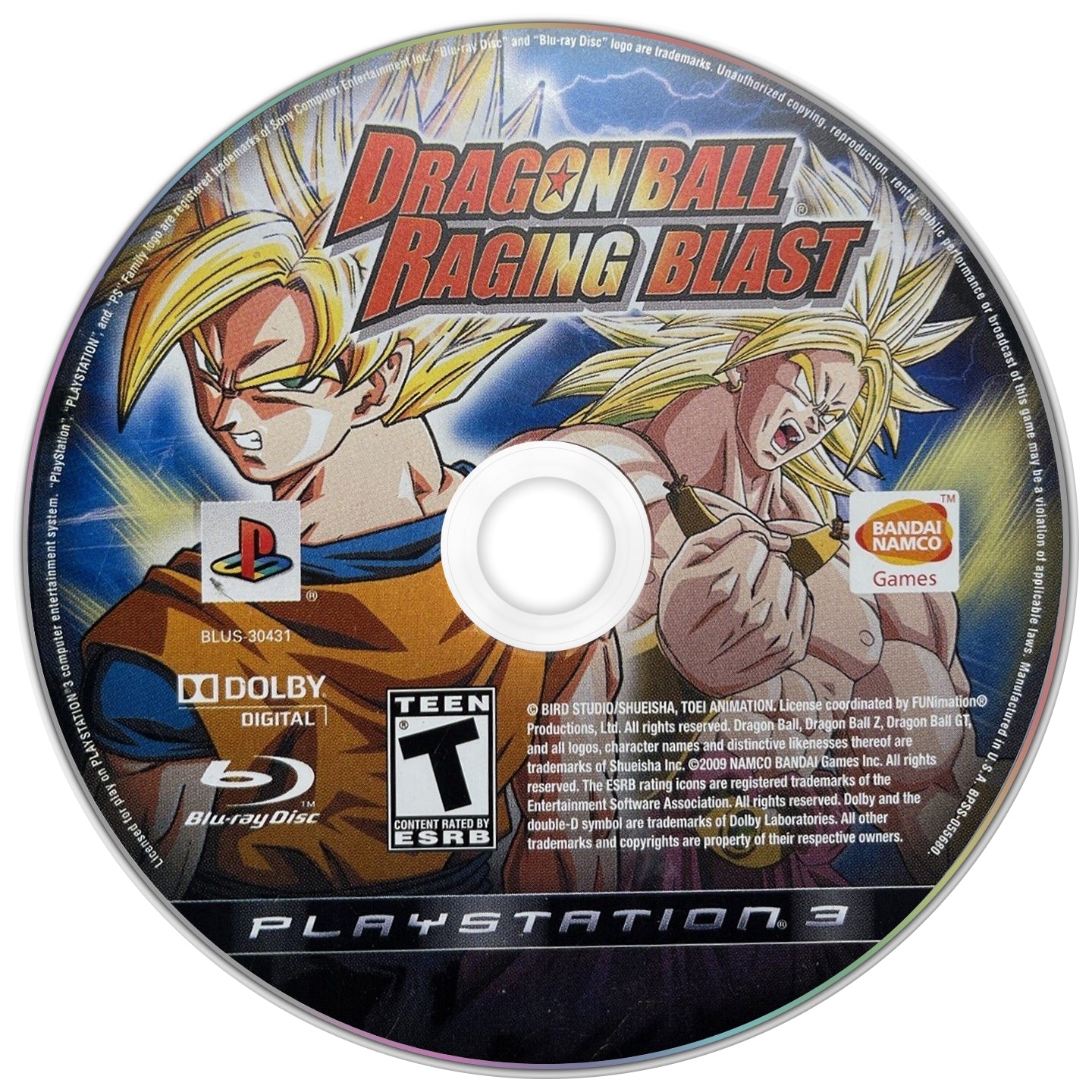 Dragon Ball Raging Blast PS3 - Video Game - Used - CaveGamers - Image 3