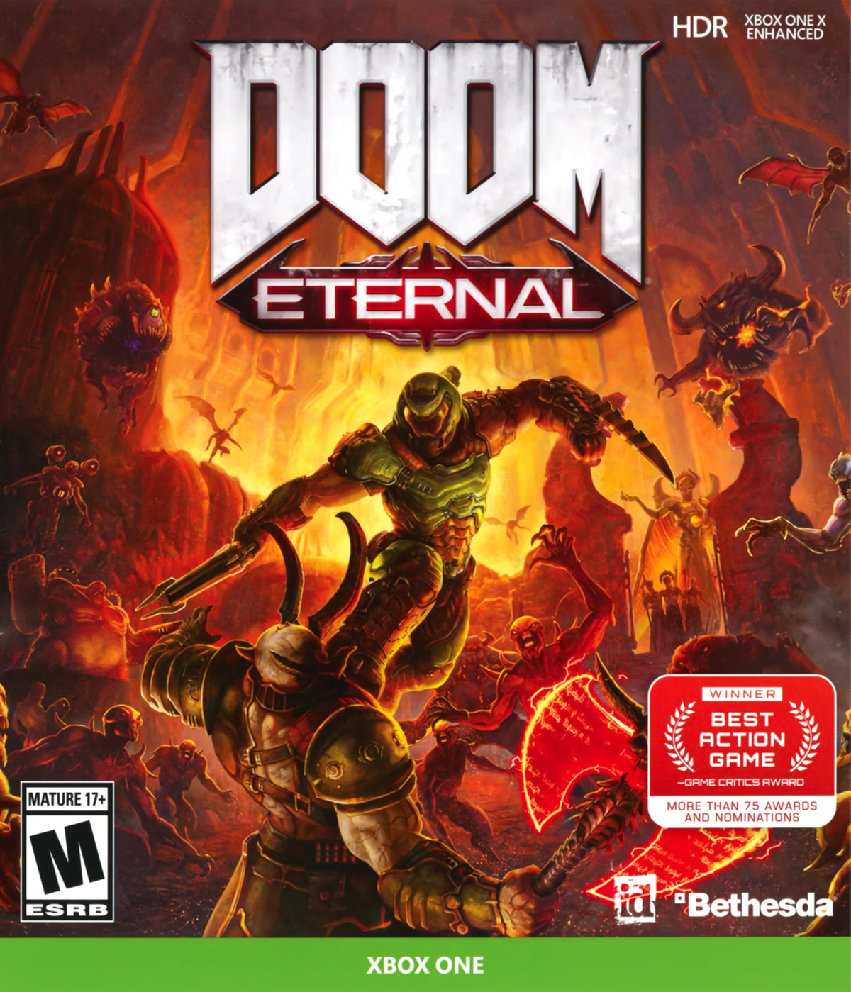Doom Eternal Xbox One - Video Game - Used - CaveGamers