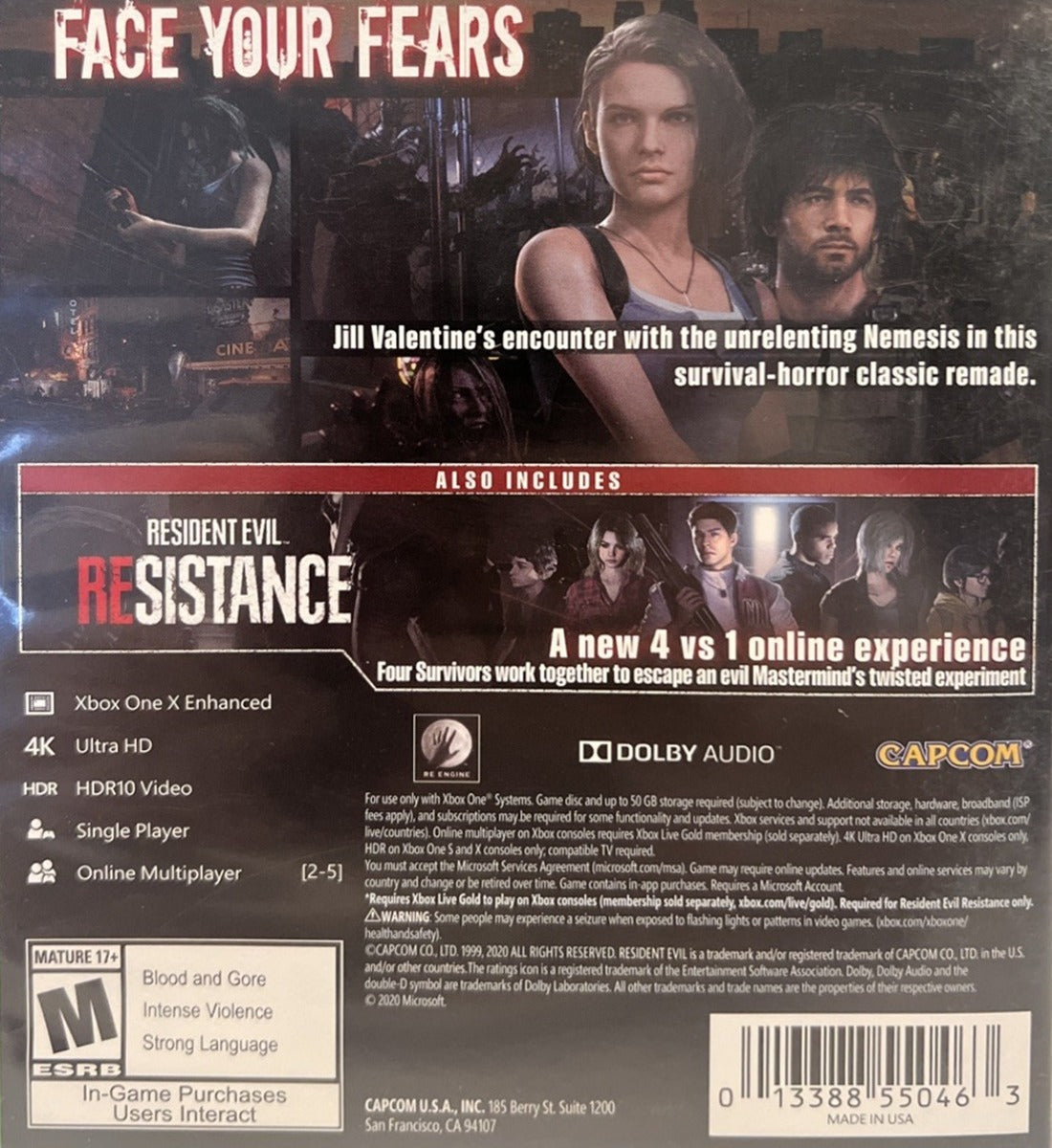 Resident Evil 3 Xbox One - Video Game - Used - CaveGamers - Image 2