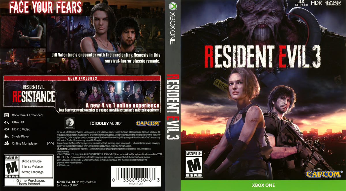 Resident Evil 3 Xbox One - Video Game - Used - CaveGamers - Image 4