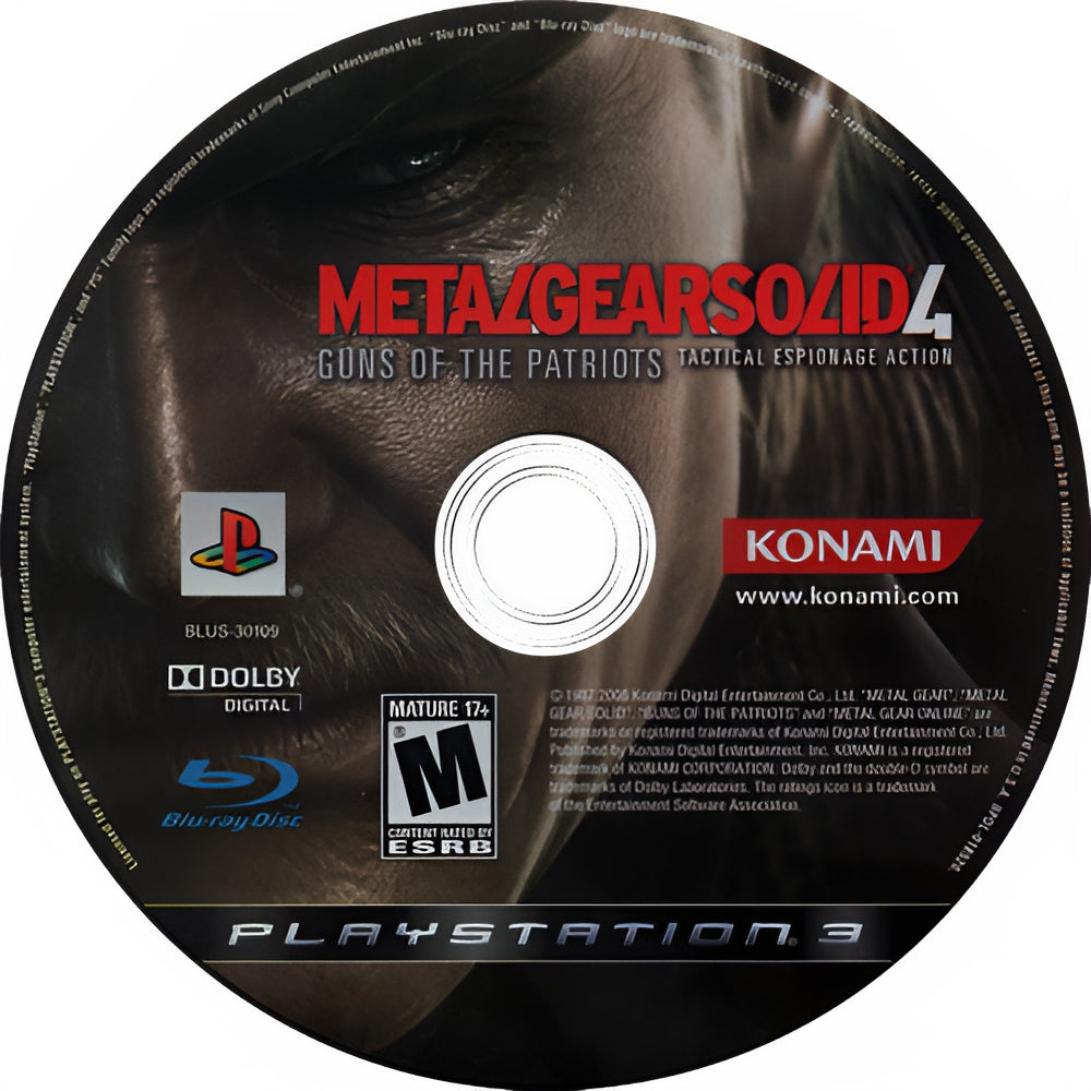 Metal Gear Solid 4: Guns of the Patriots PS3 - Video Game - Used - CaveGamers - Image 3