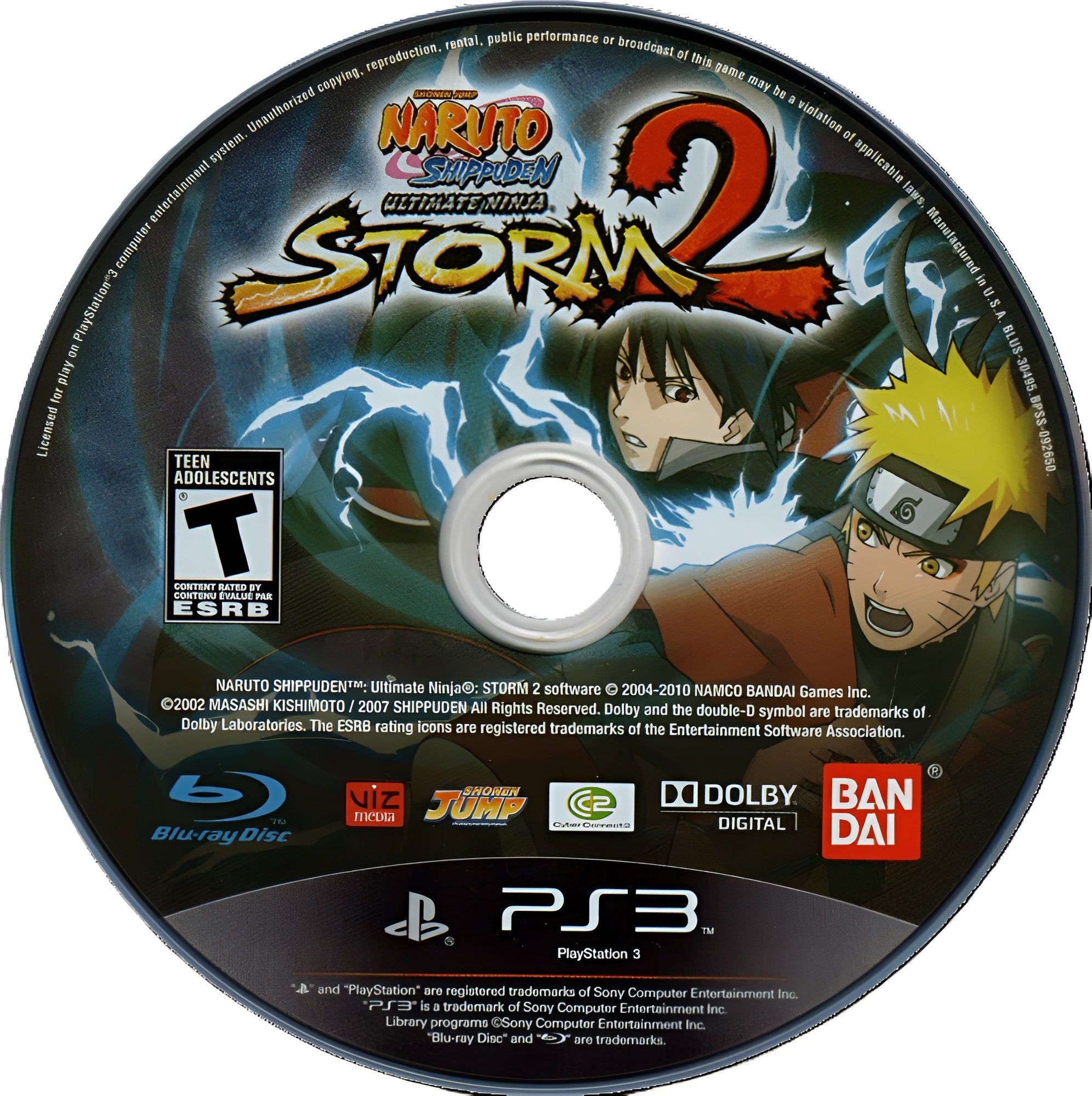 Naruto Shippuden Ultimate Ninja Storm 2 PS3 - Video Game - Used - CaveGamers - Image 3