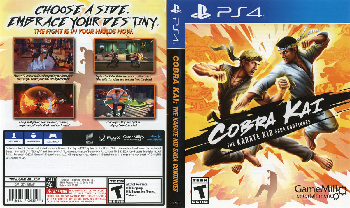 Cobra Kai: The Karate Kid Saga Continues PS4 - Video Game - Used - CaveGamers - Image 4