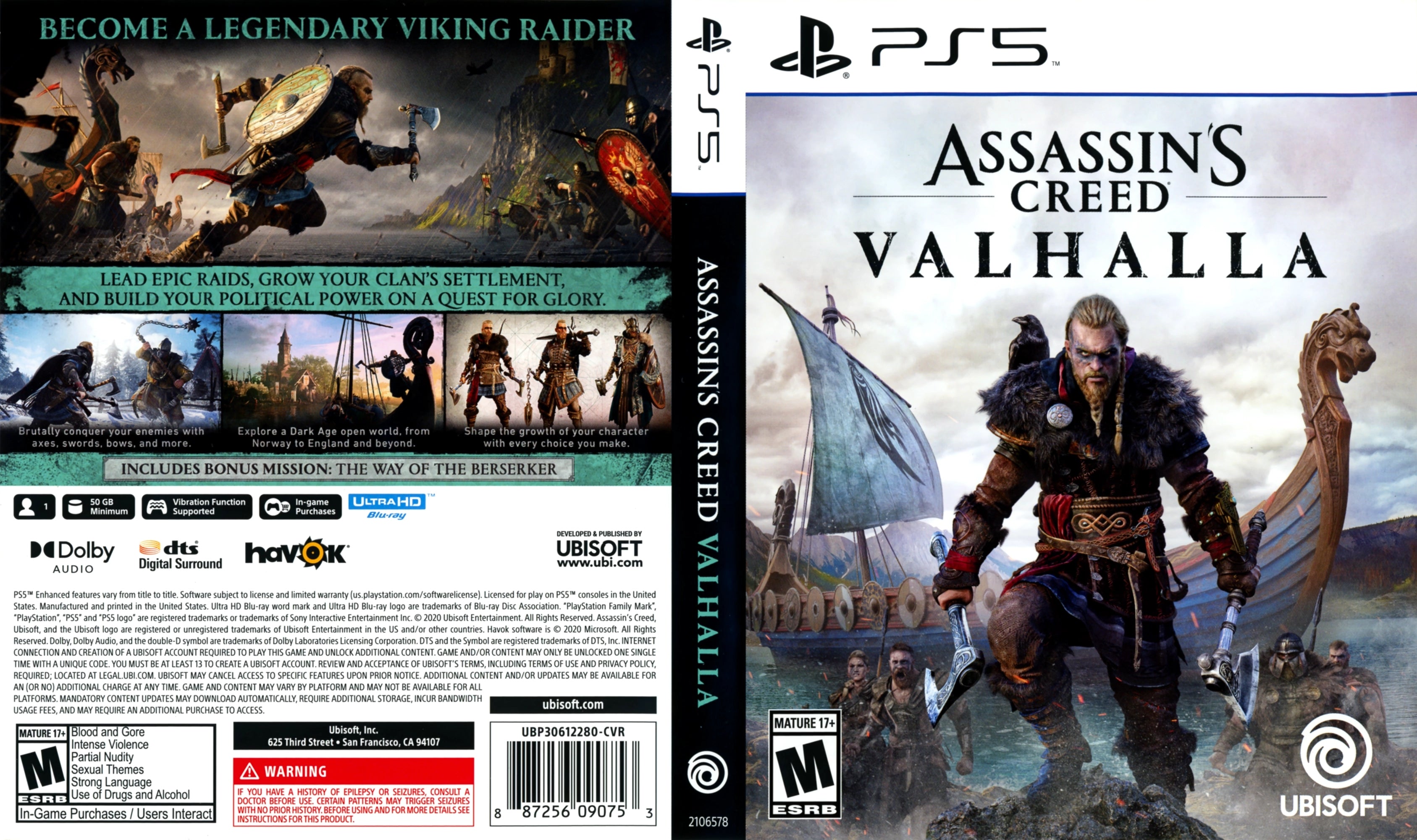 Assassin's Creed Valhalla PS5 - Video Game - Used - CaveGamers - Image 4
