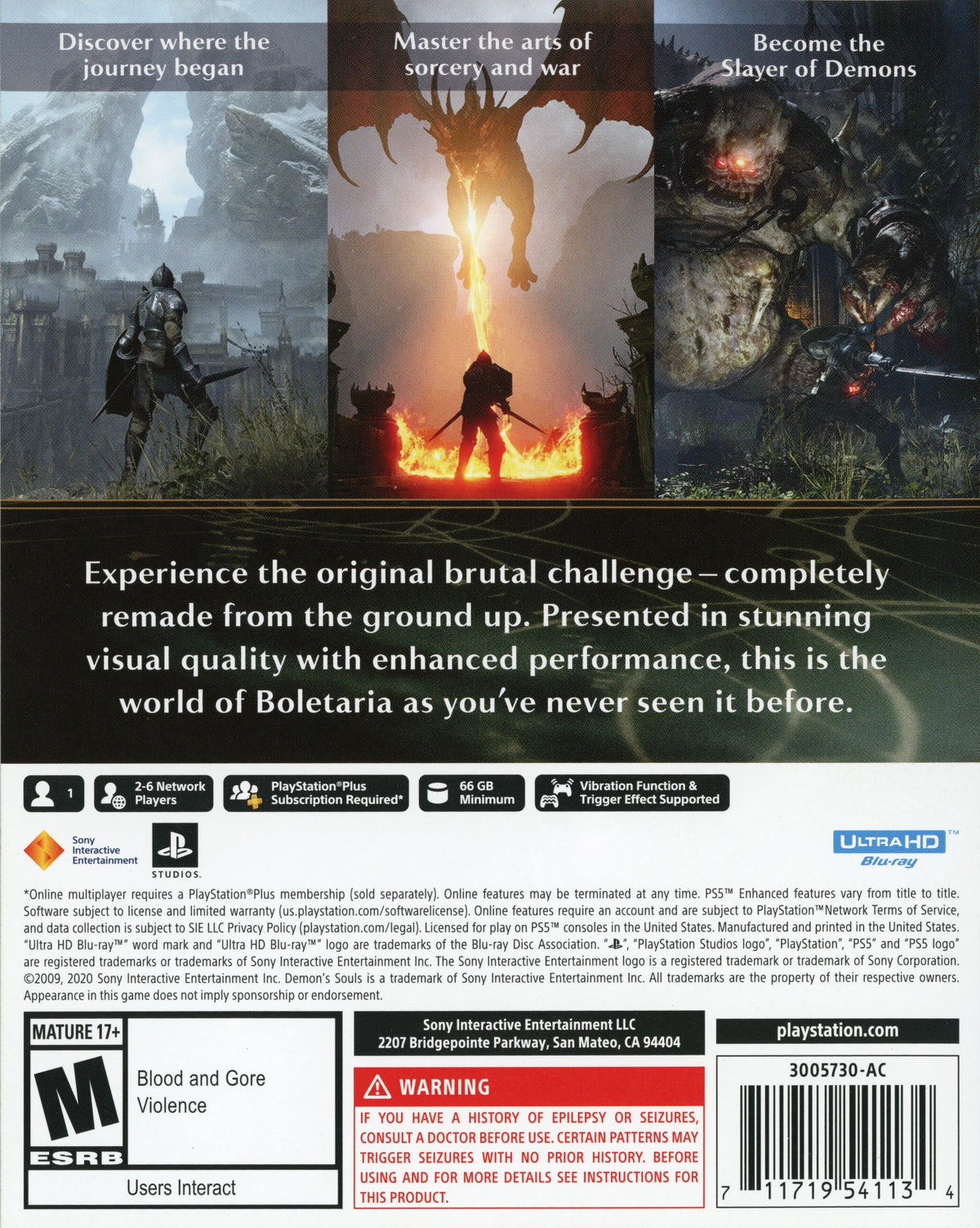 Demon's Souls PS5 - Video Game - Used - CaveGamers - Image 2