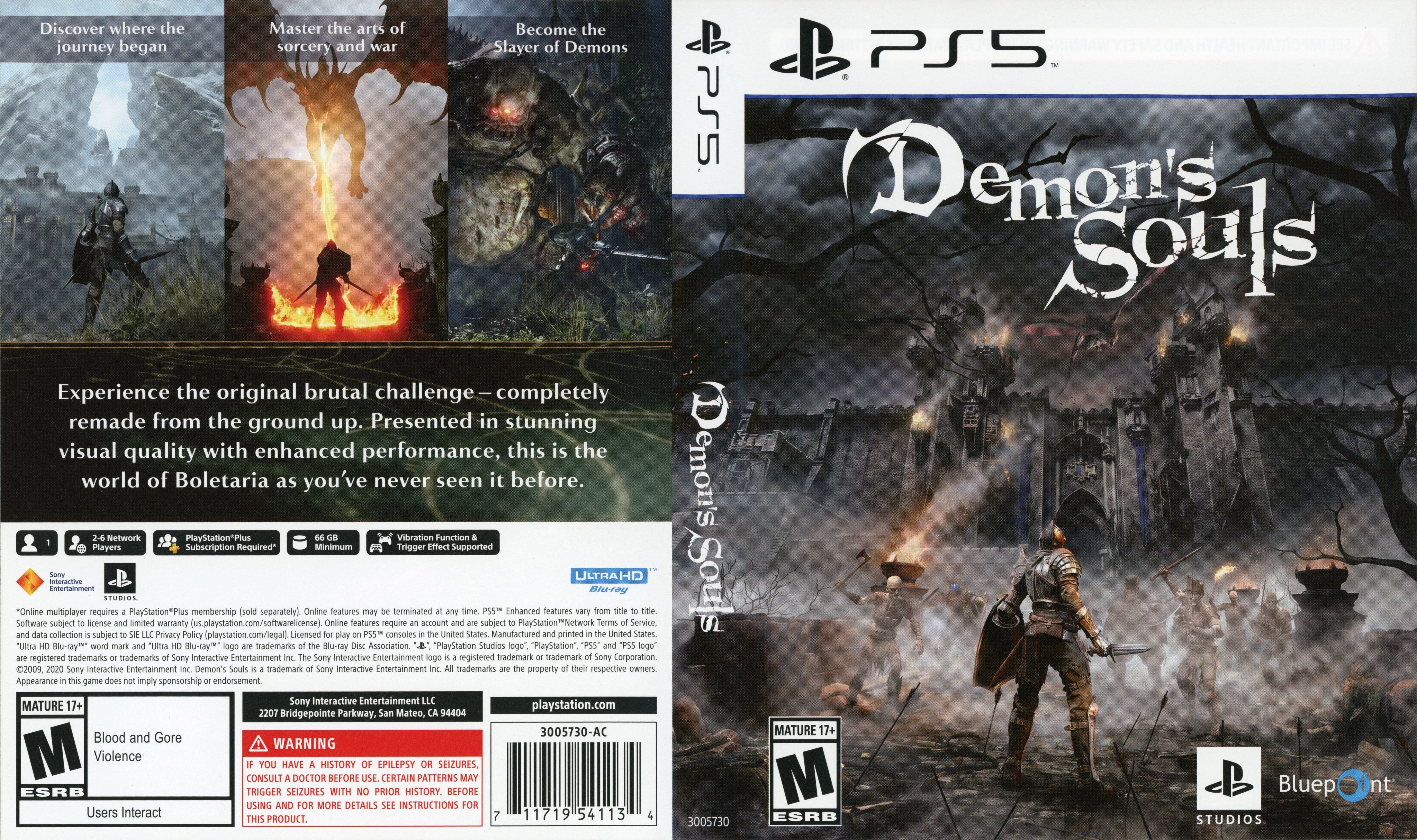Demon's Souls PS5 - Video Game - Used - CaveGamers - Image 4